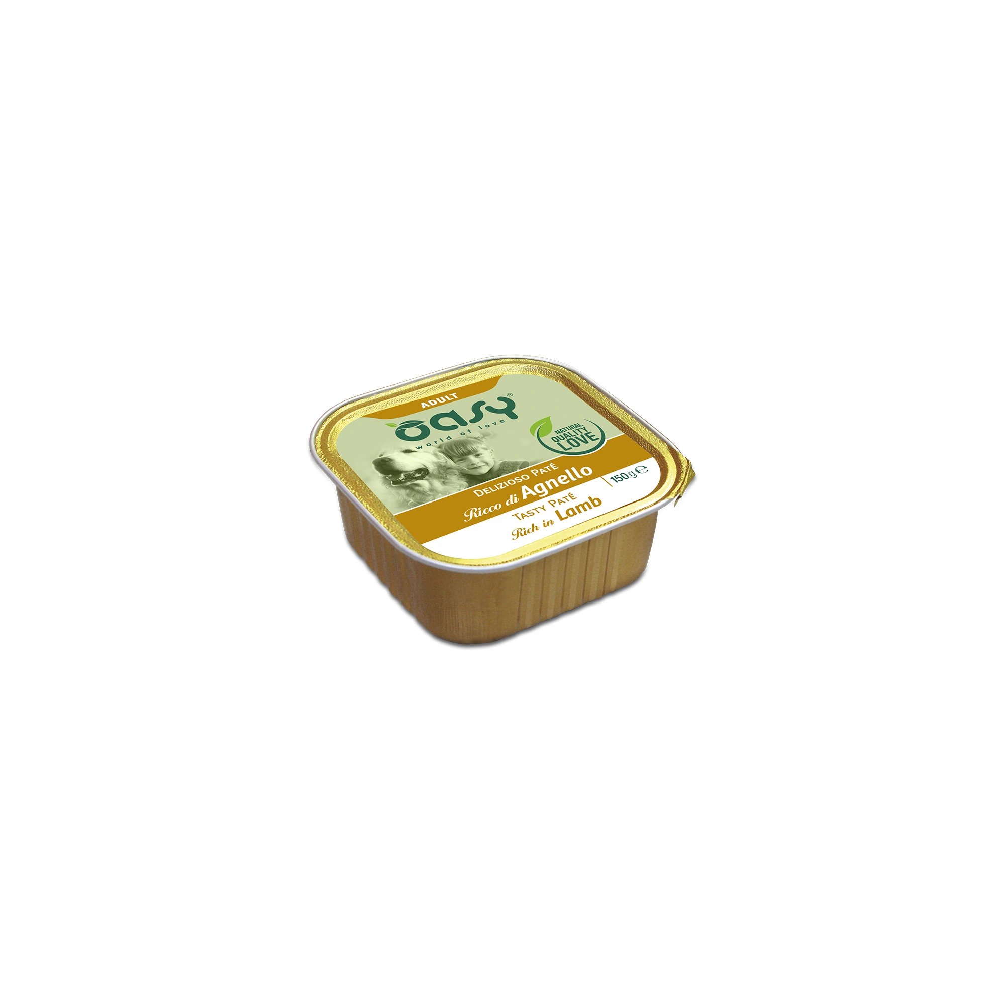 Oasy Dog Alutálka Tasty Paté Adult Lamb 150g
