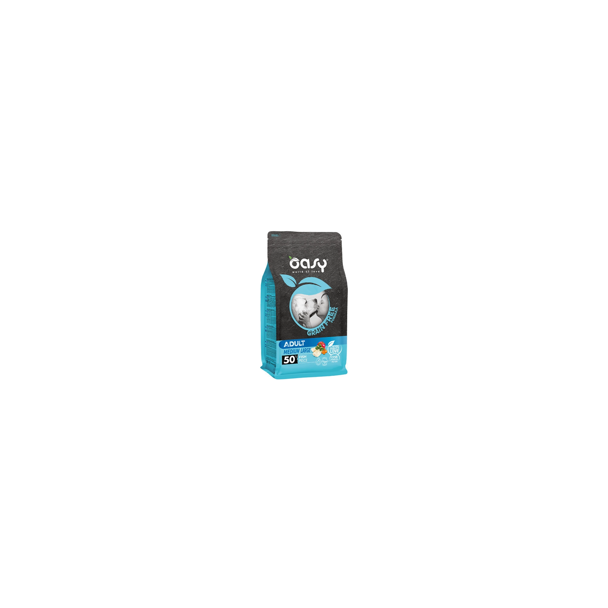 Oasy Dog GF Adult Medium/Large Fish 12kg