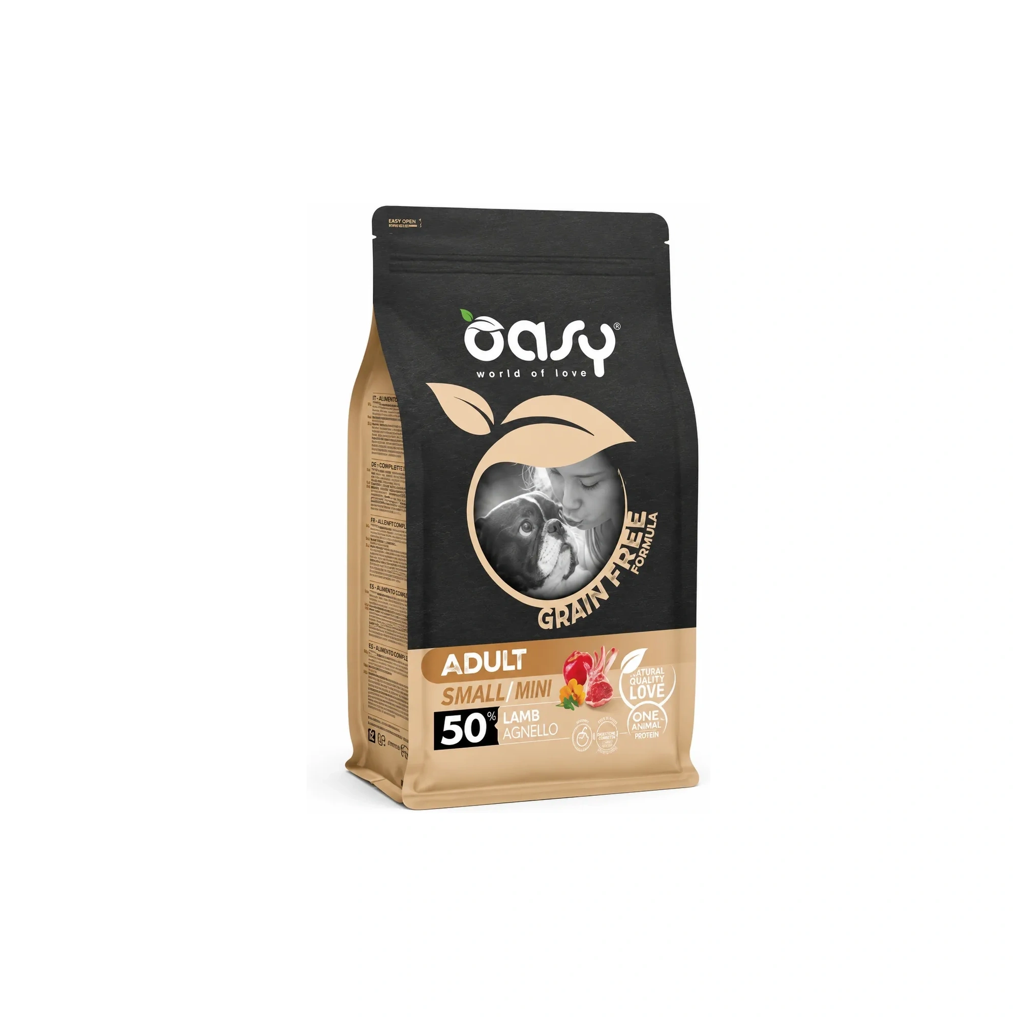 Oasy Dog GF Adult Small/Mini Lamb 800g