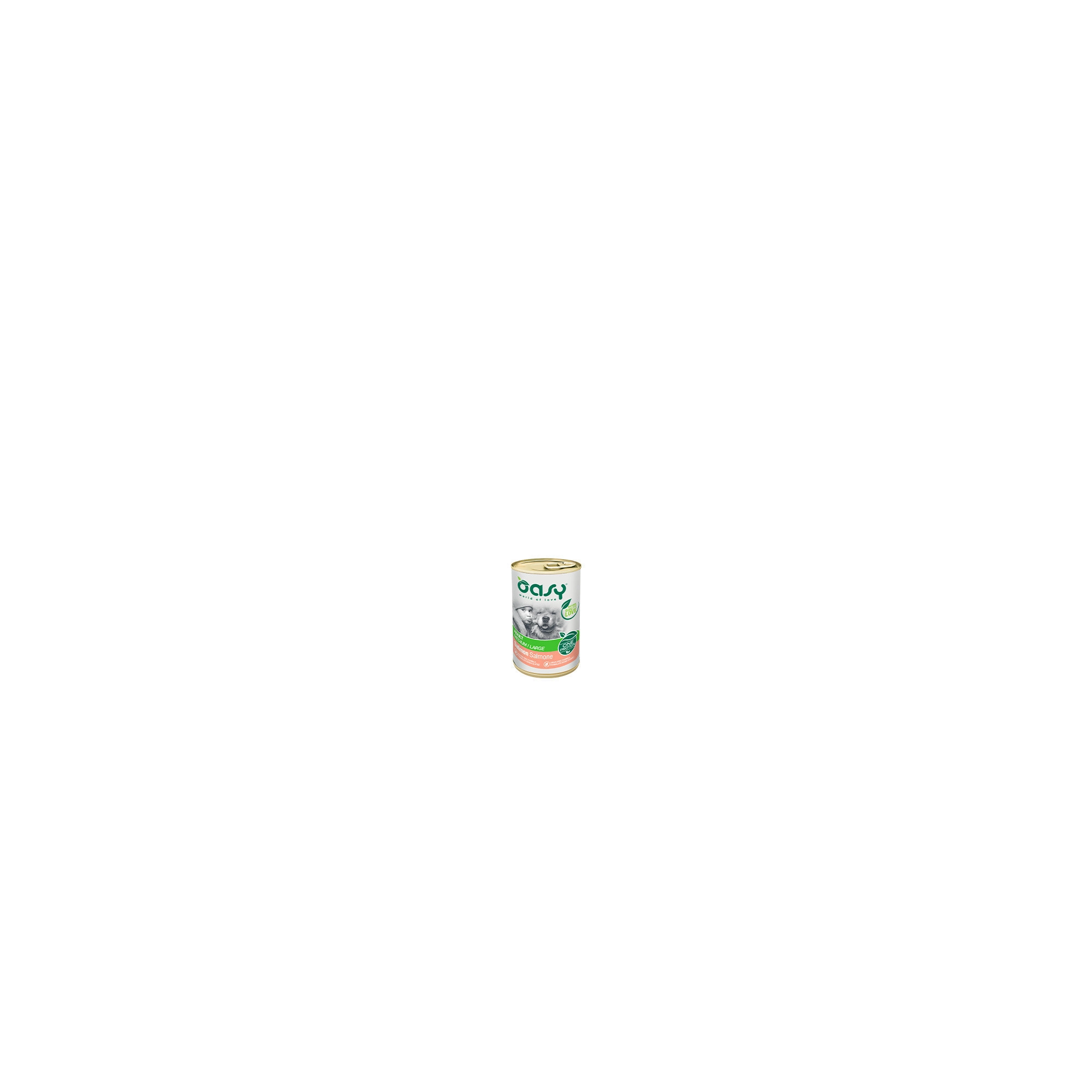 Oasy Dog Konzerv OP Adult Medium/Large Salmon 400g