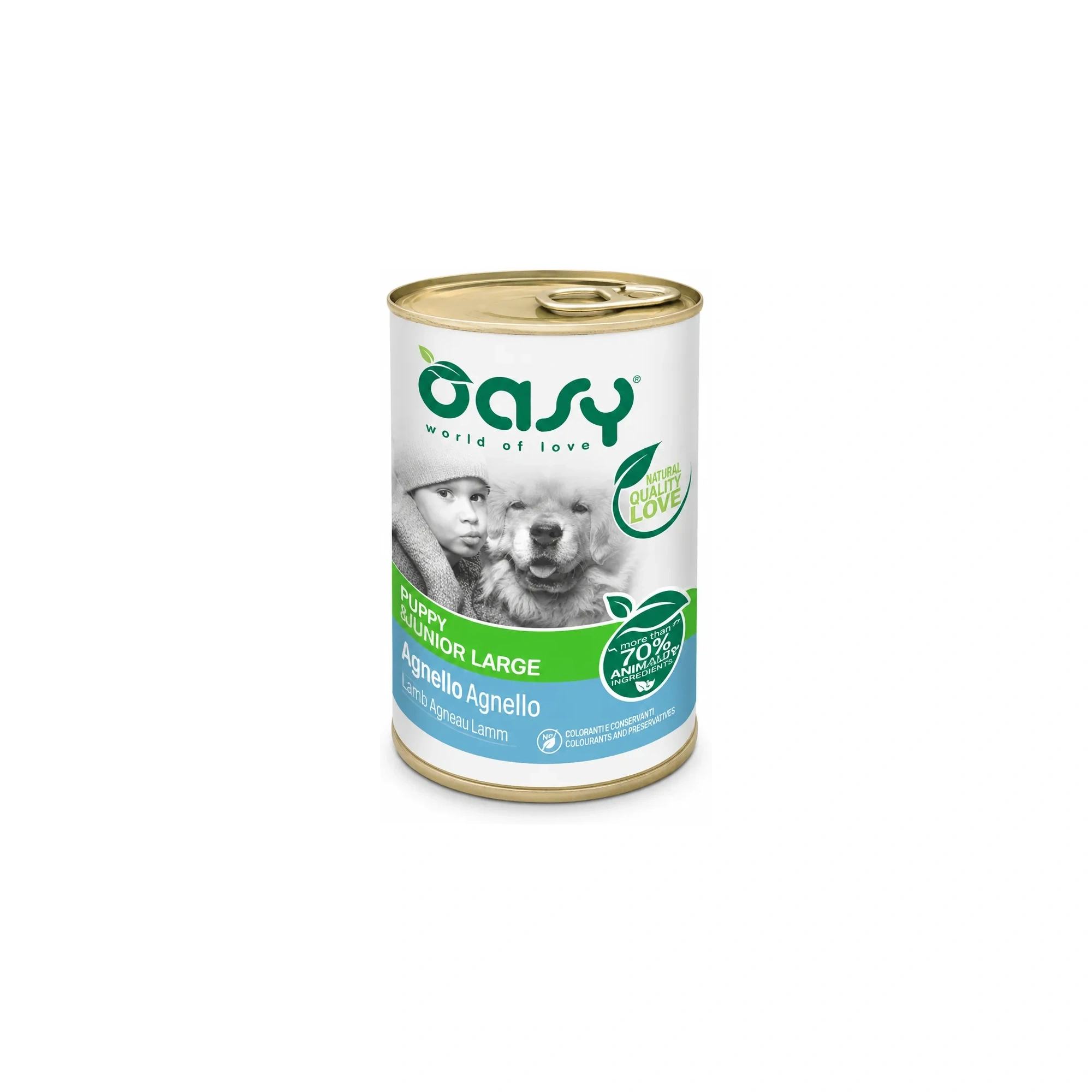 Oasy Dog Konzerv OP Adult Medium/Large Lamb 400g