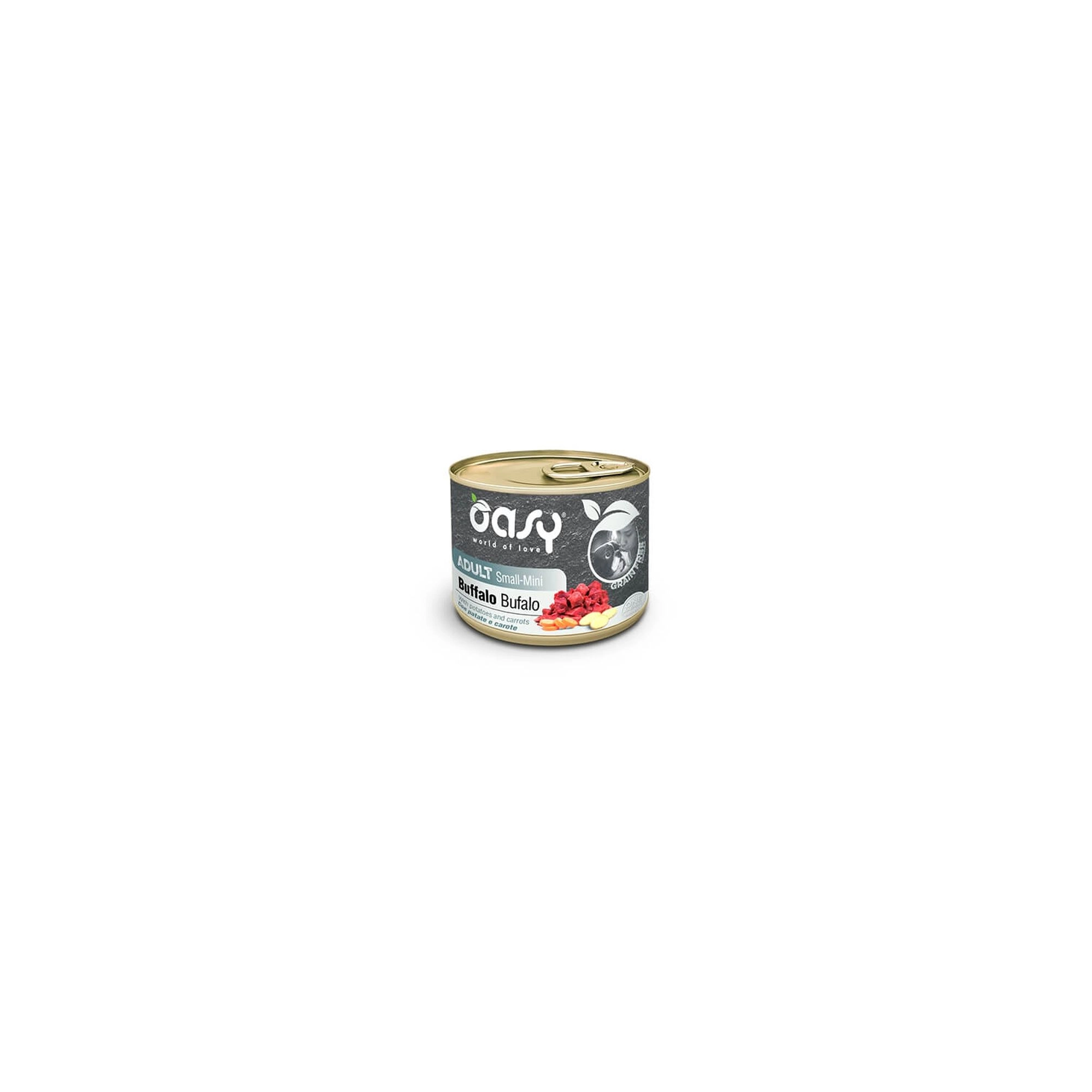 Oasy Dog Konzerv GF Adult Small/Mini Buffalo 200g