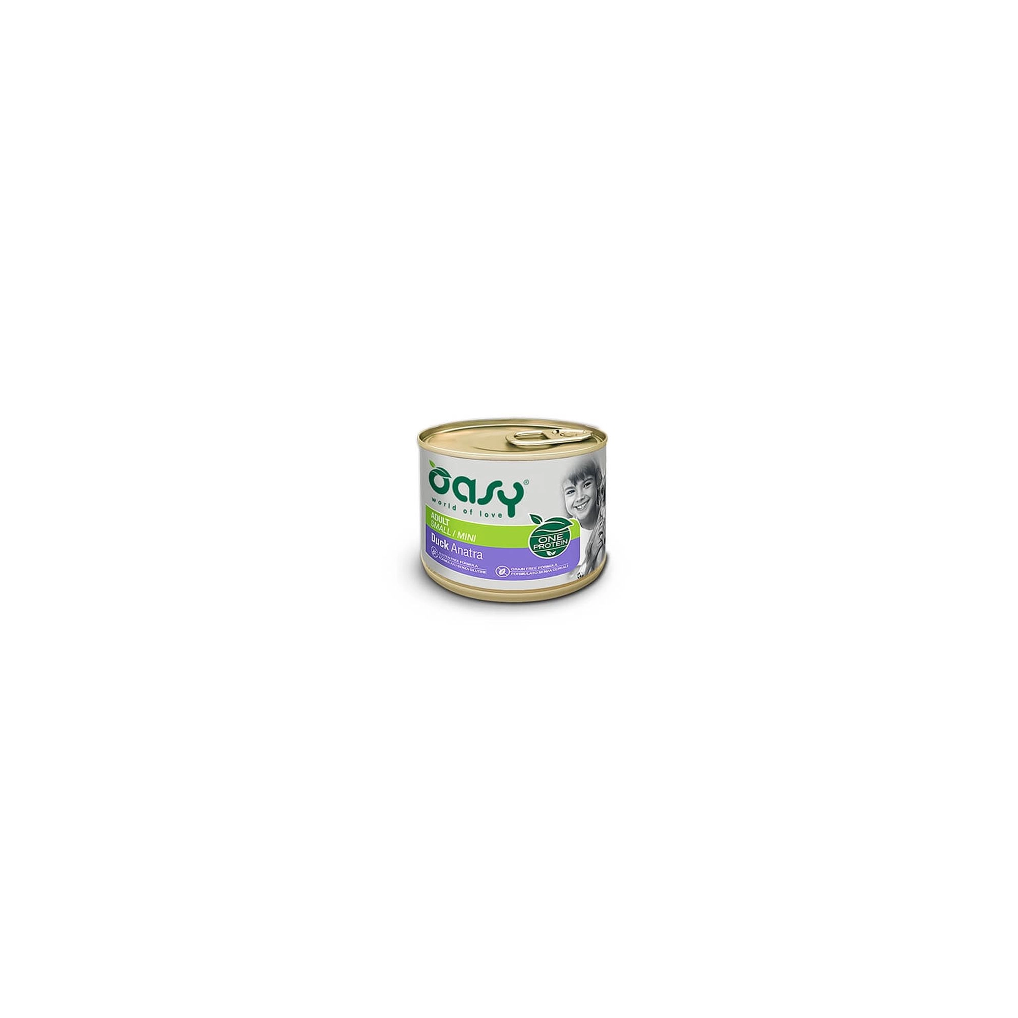 Oasy Dog Konzerv OP Adult Small/Mini Duck 200g