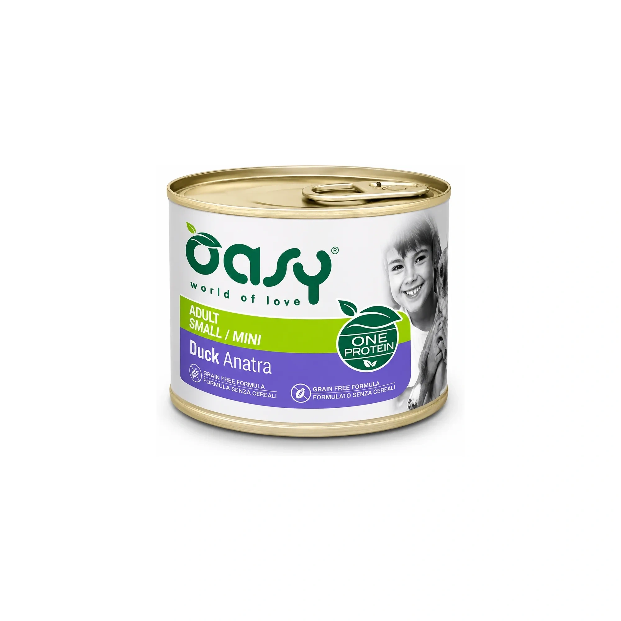 Oasy Dog Konzerv OP Adult Small/Mini Duck 200g