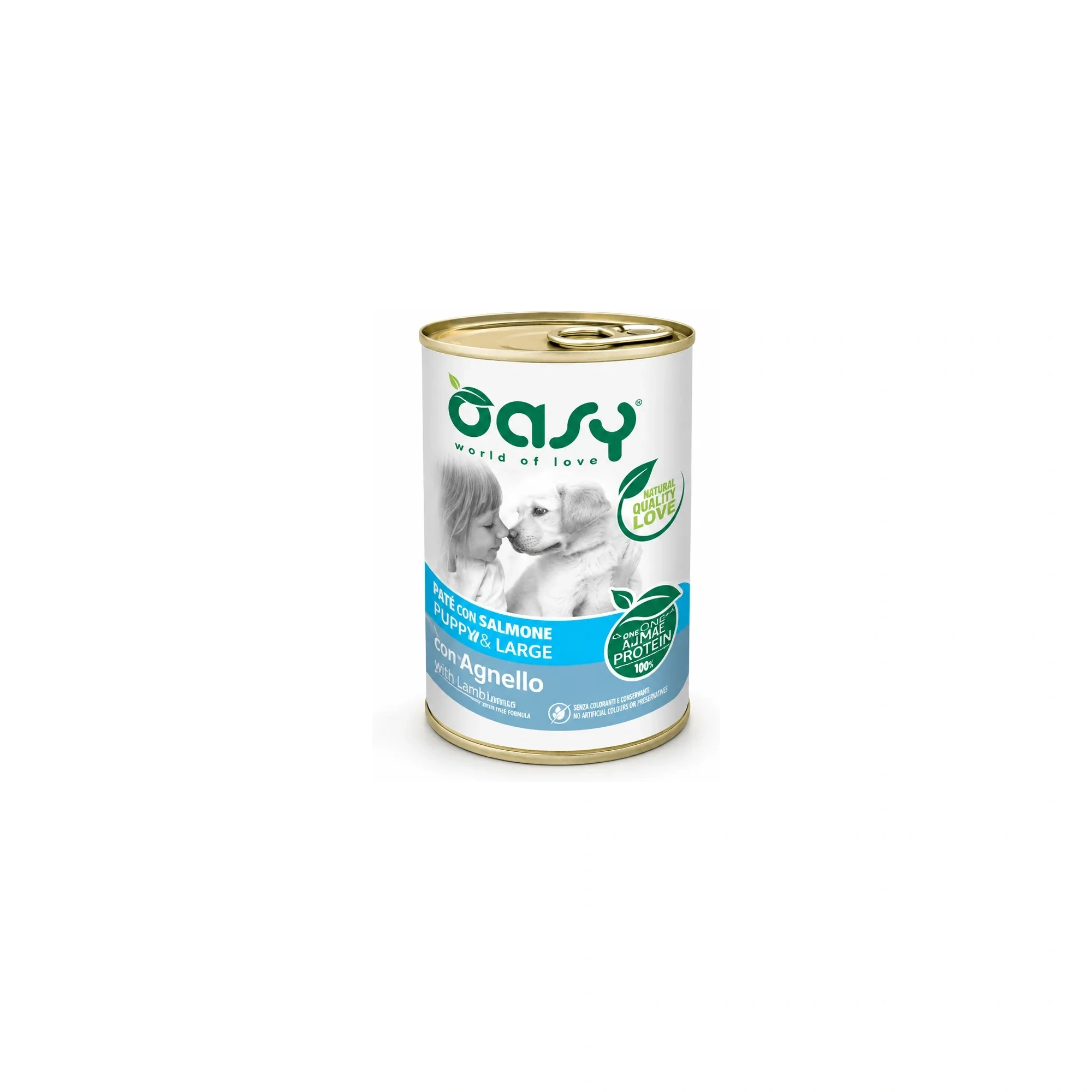 Oasy Dog Konzerv OP Puppy & Junior Medium/Large Lamb 400g