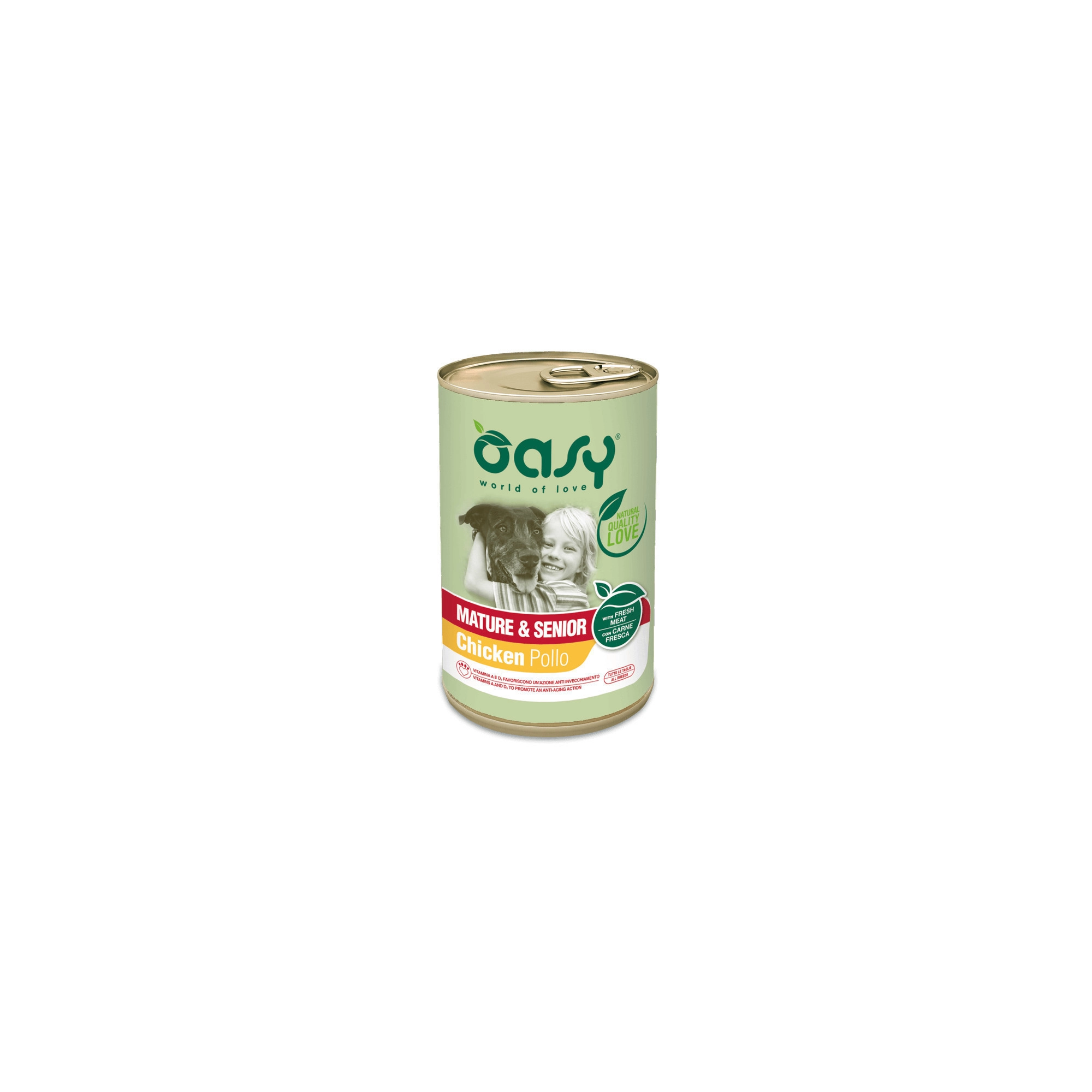 Oasy Dog Lifestage Mature & Senior paté 400g