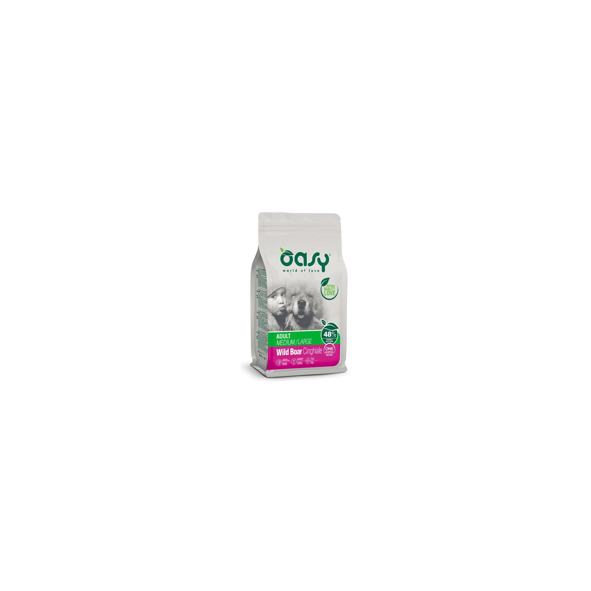 Oasy Dog OAP Adult Medium/Large Wild Boar 2,5kg
