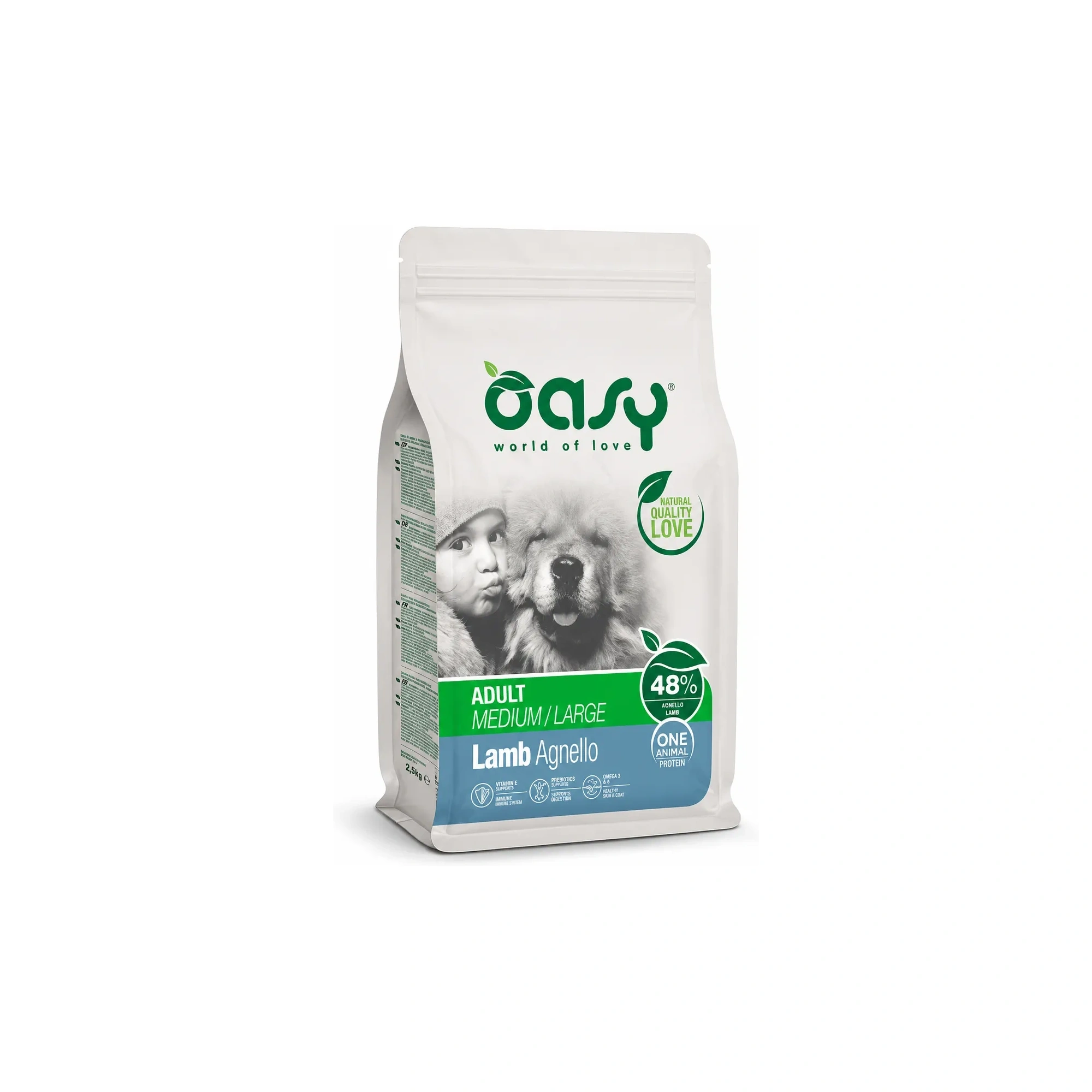 Oasy Dog OAP Adult Medium/Large Lamb 12kg