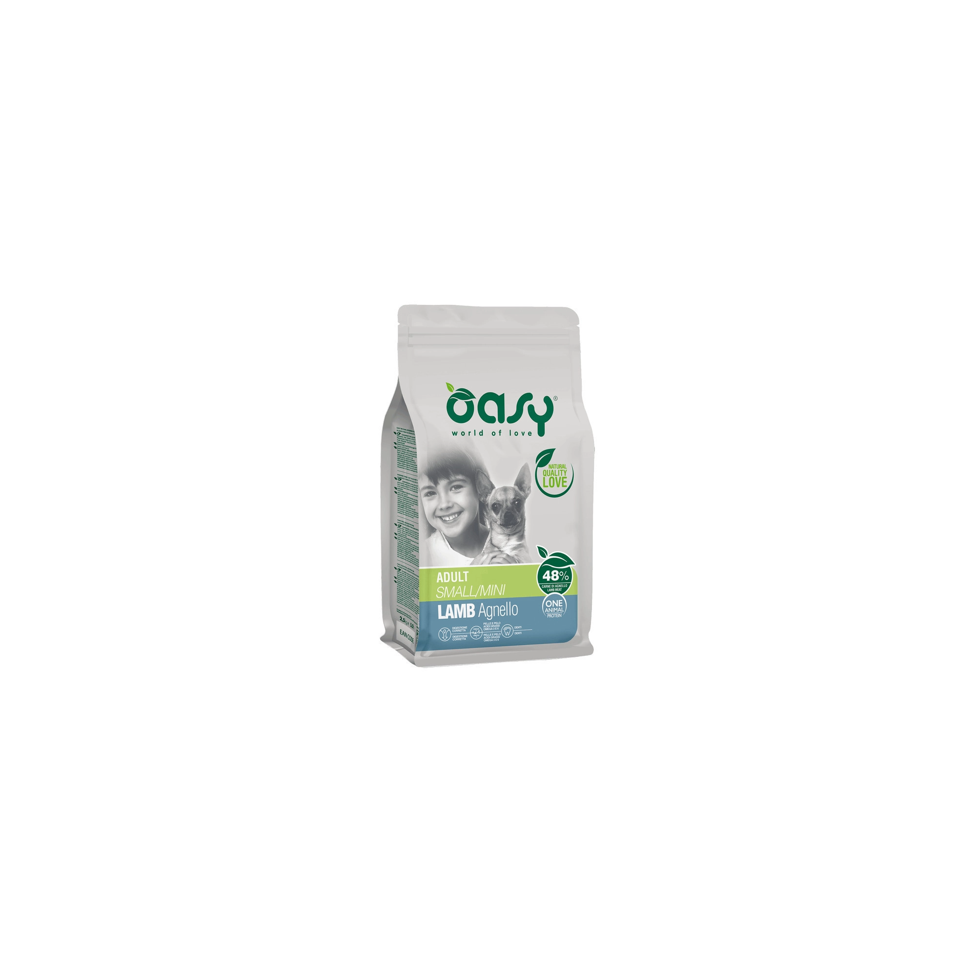 Oasy Dog OAP Adult Small/Mini Lamb 800g