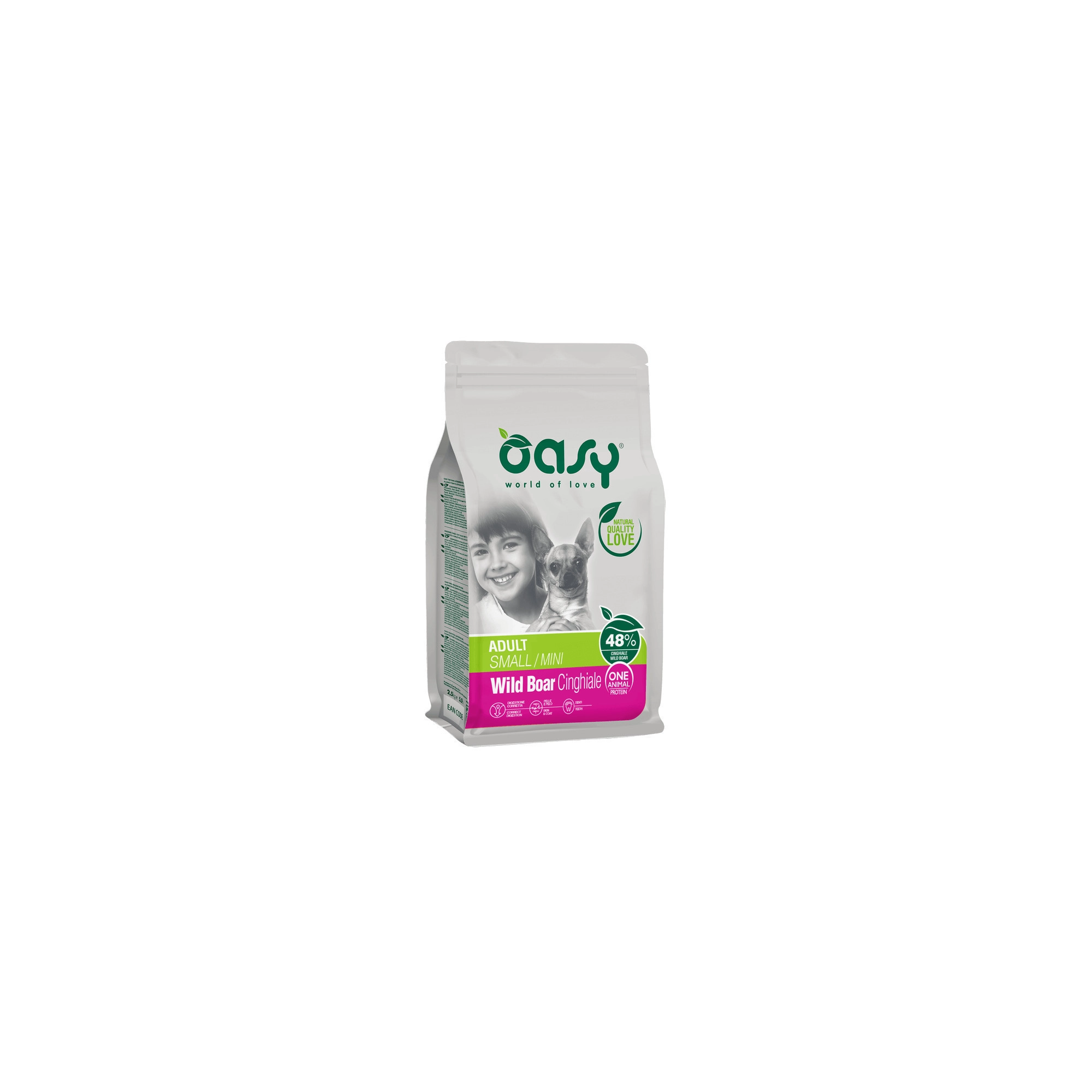 Oasy Dog OAP Adult Small/Mini Wild Boar 800g