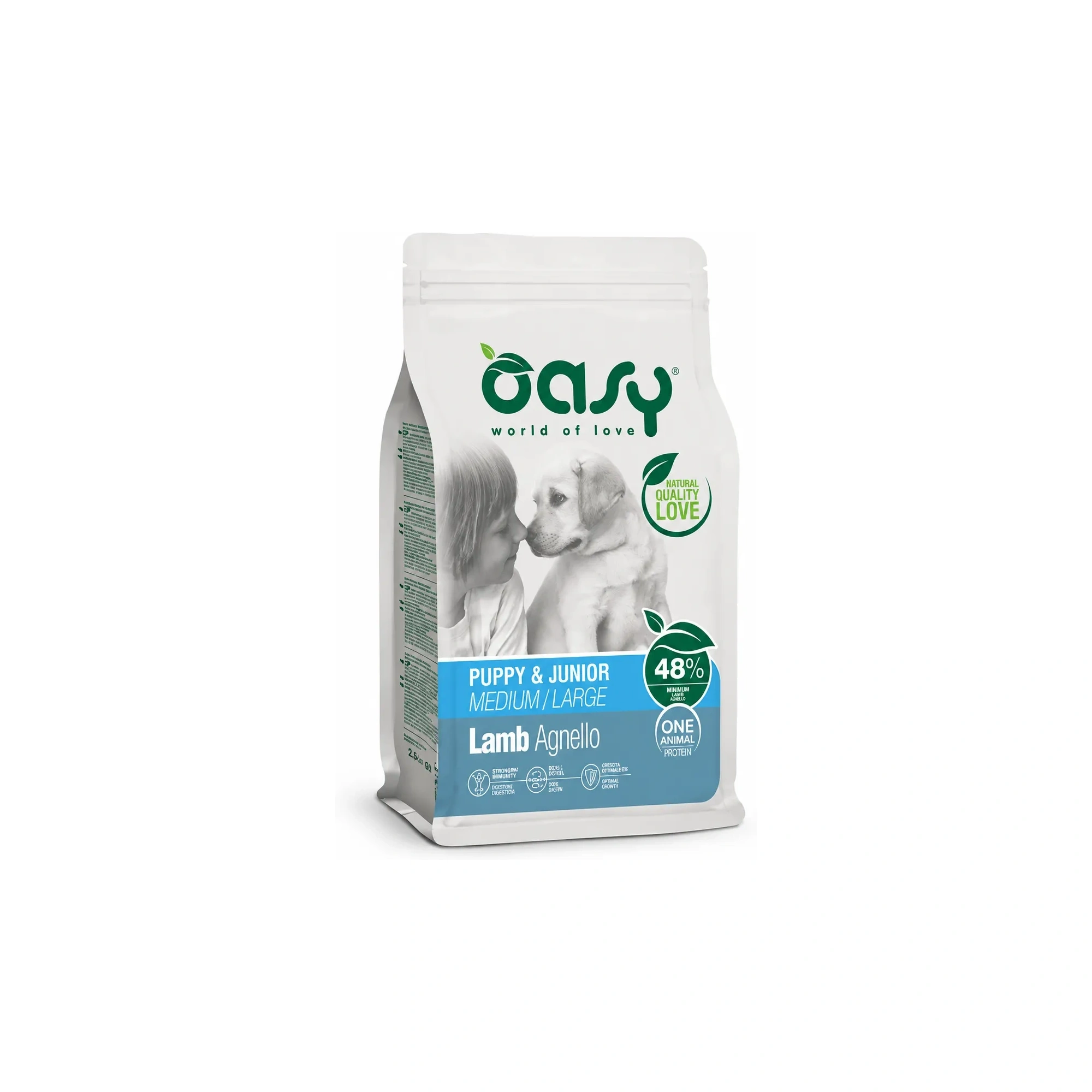 Oasy Dog OAP Puppy Medium/Large Lamb 12kg