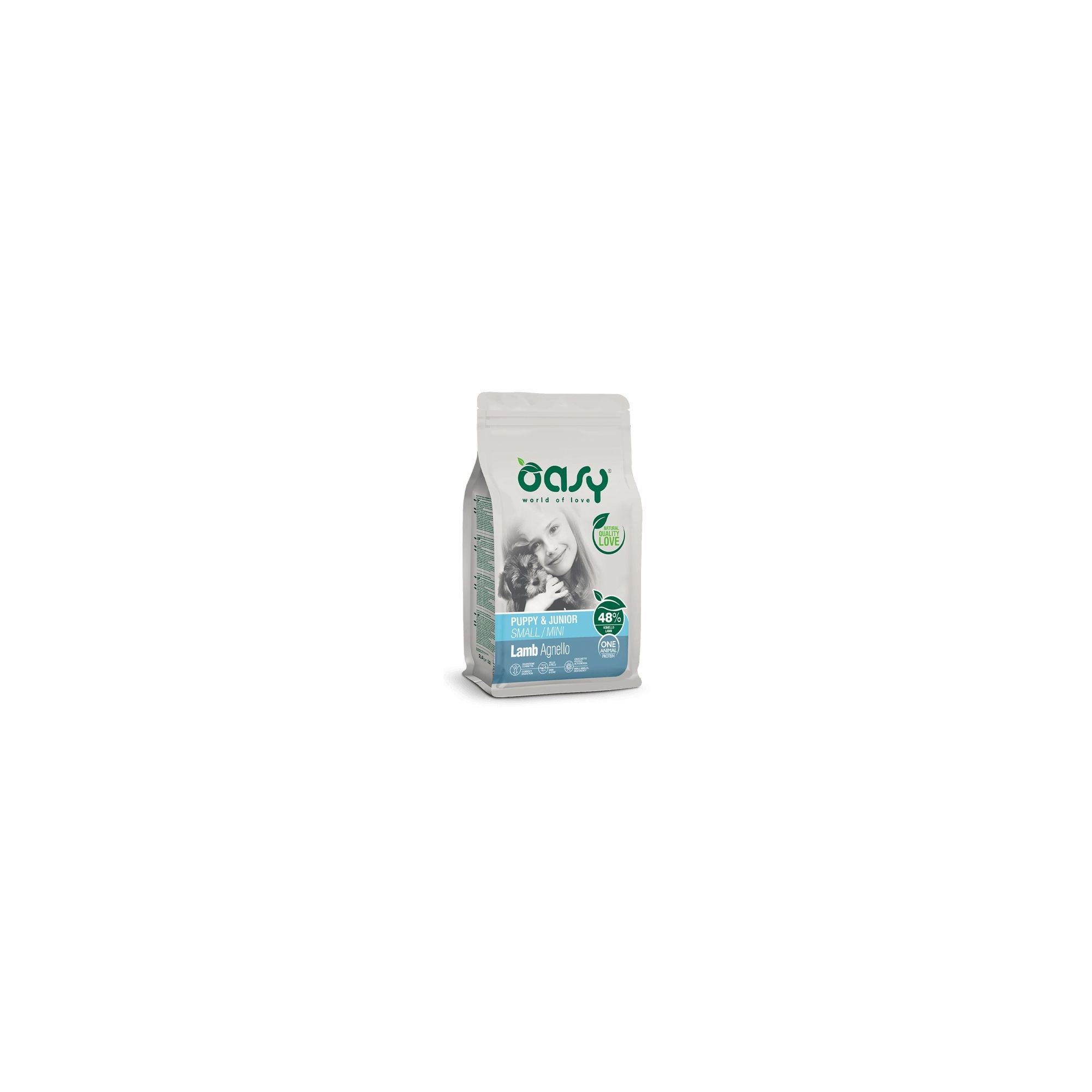 Oasy Dog OAP Puppy Small/Mini Lamb 2,5kg