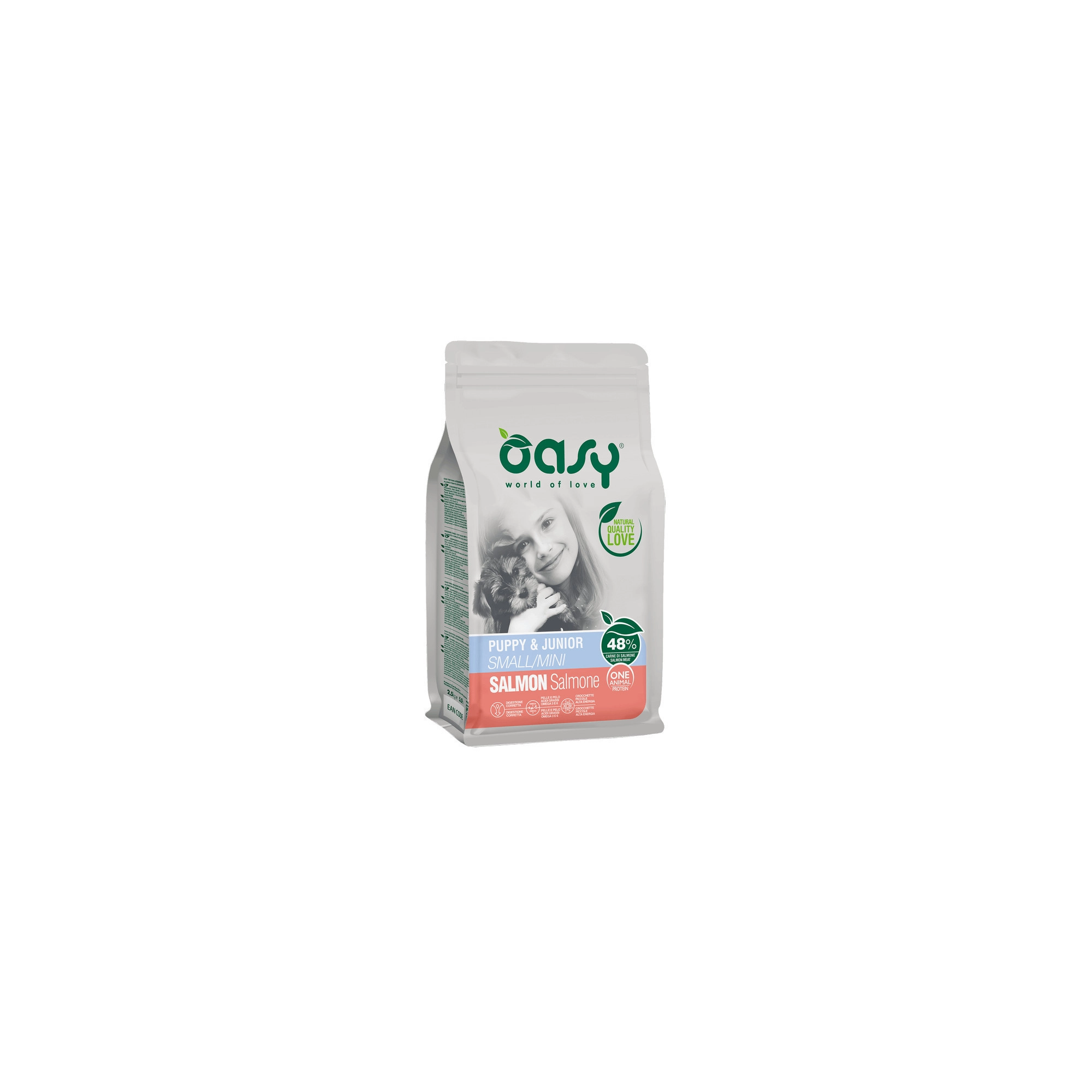Oasy Dog OAP Puppy Small & Mini Salmon 2,5kg
