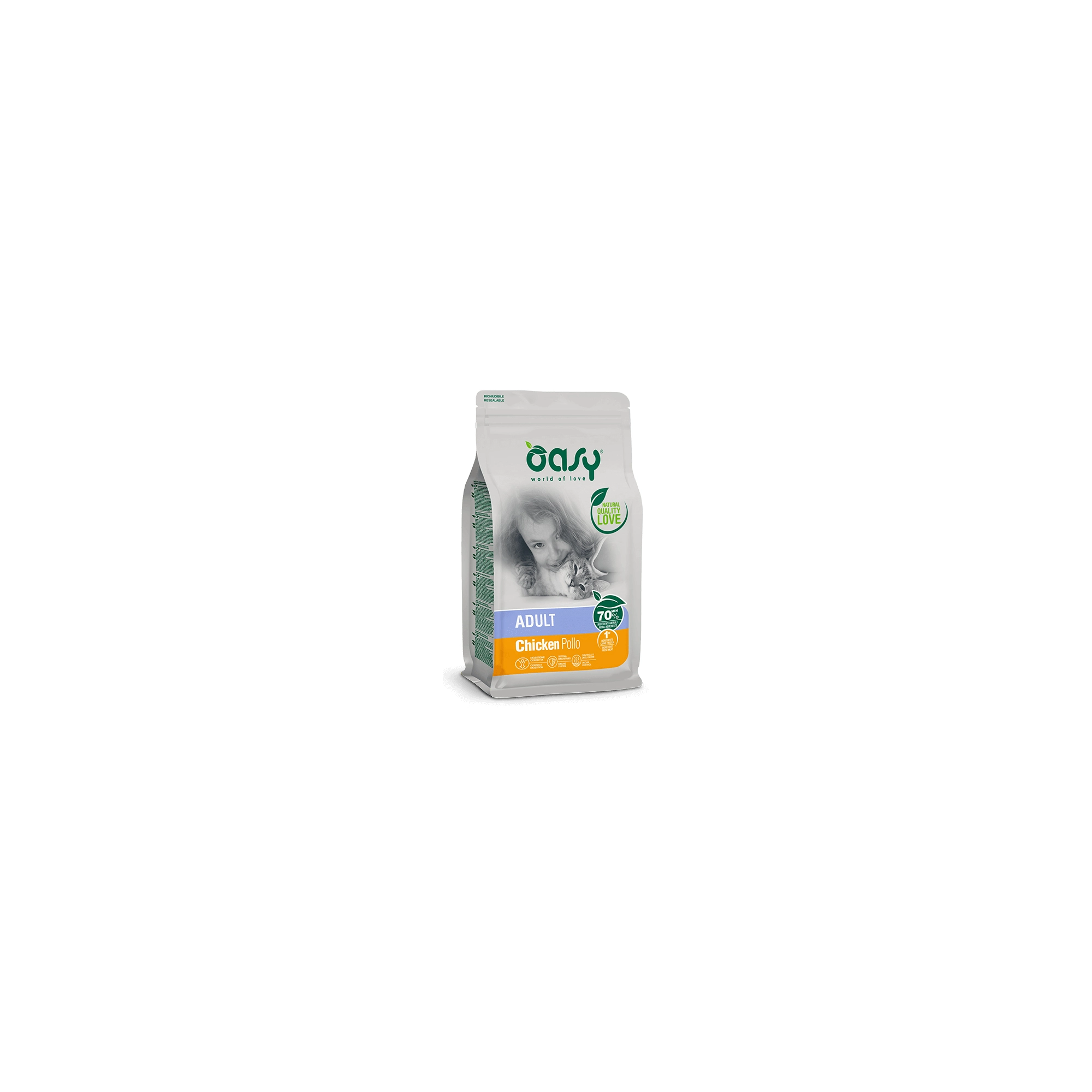Oasy Lifestage Cat Adult Chicken 300g