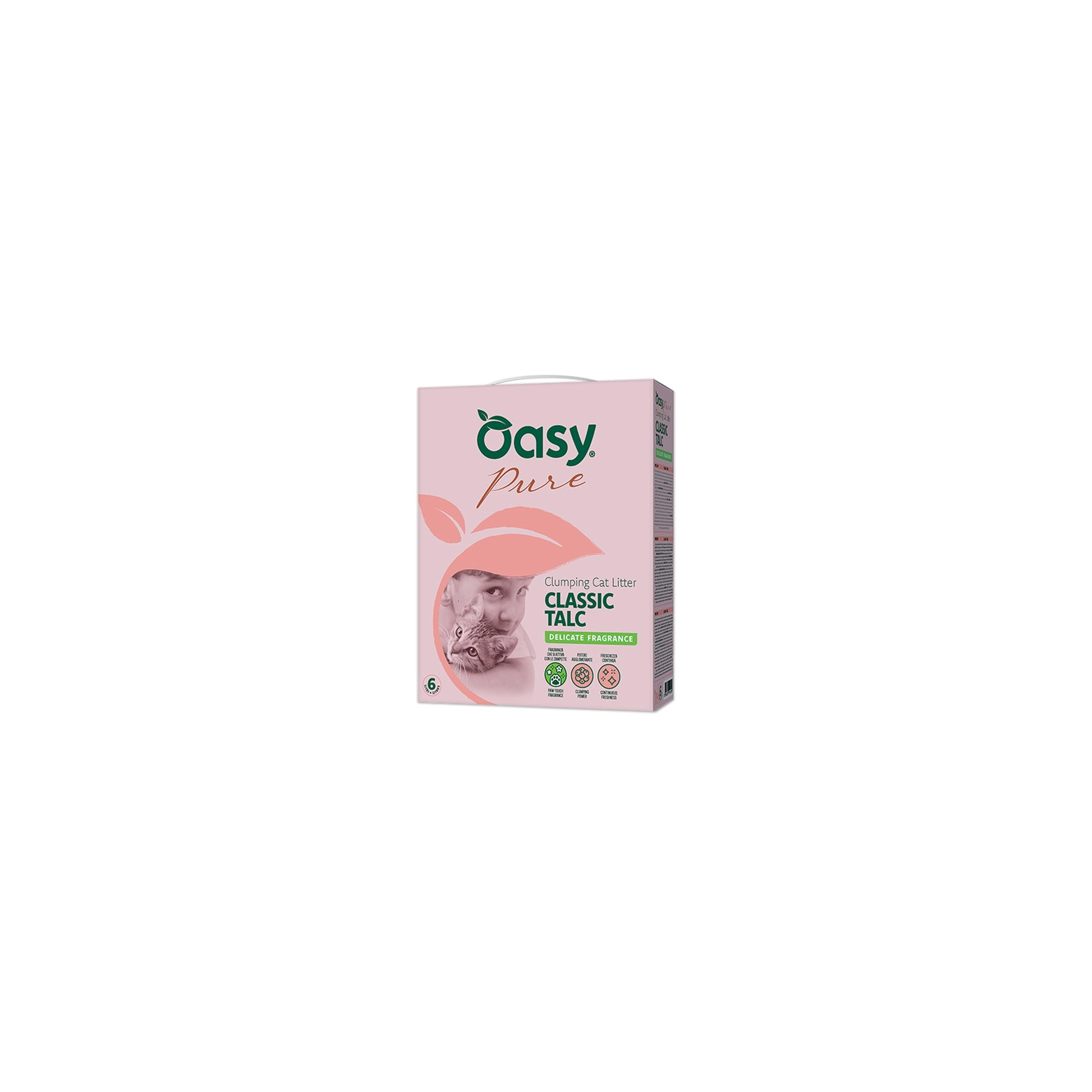 Oasy Pure Classic talc macskaalom 6L (5,1kg)