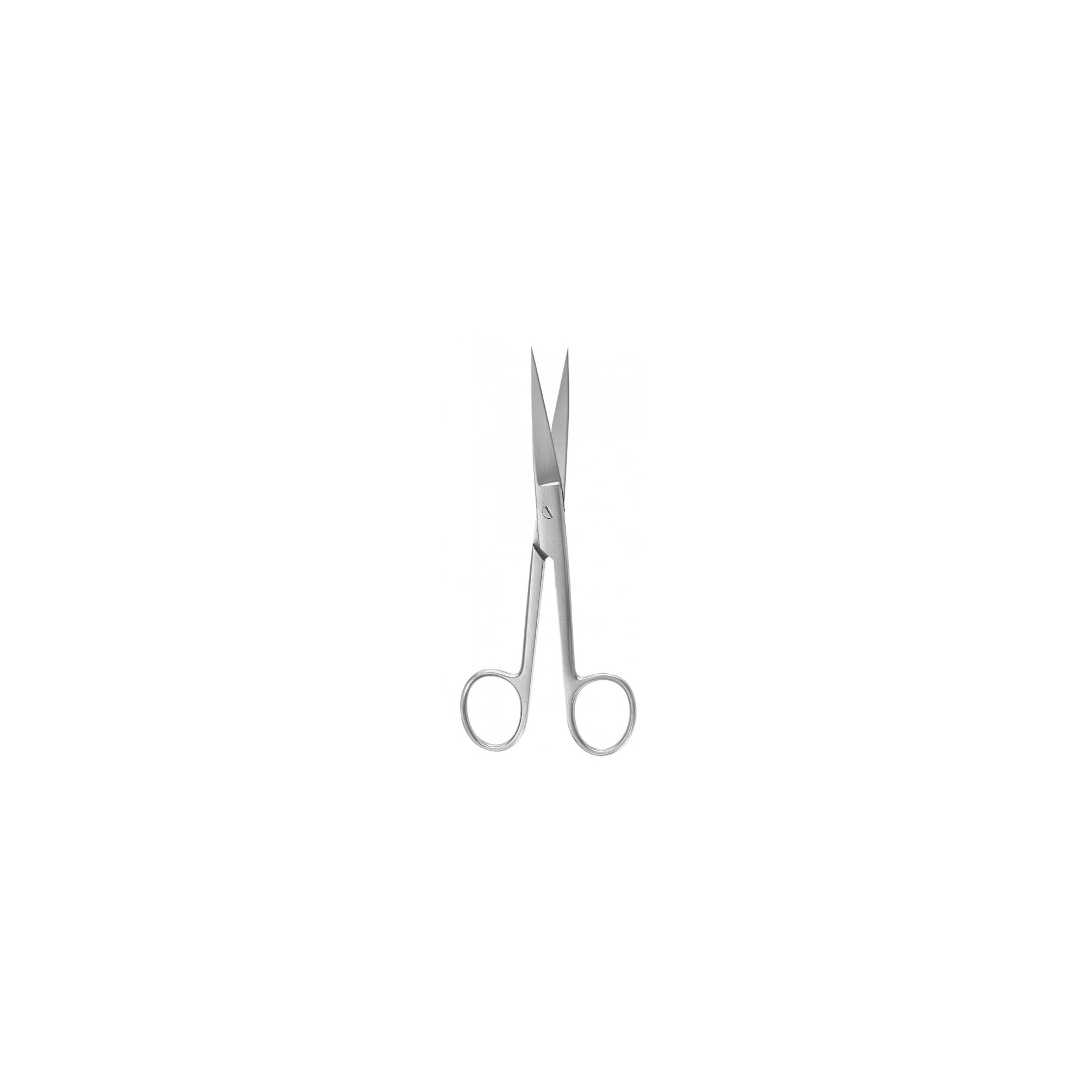 Olló hajlított hegyes-hegyes 130 mm