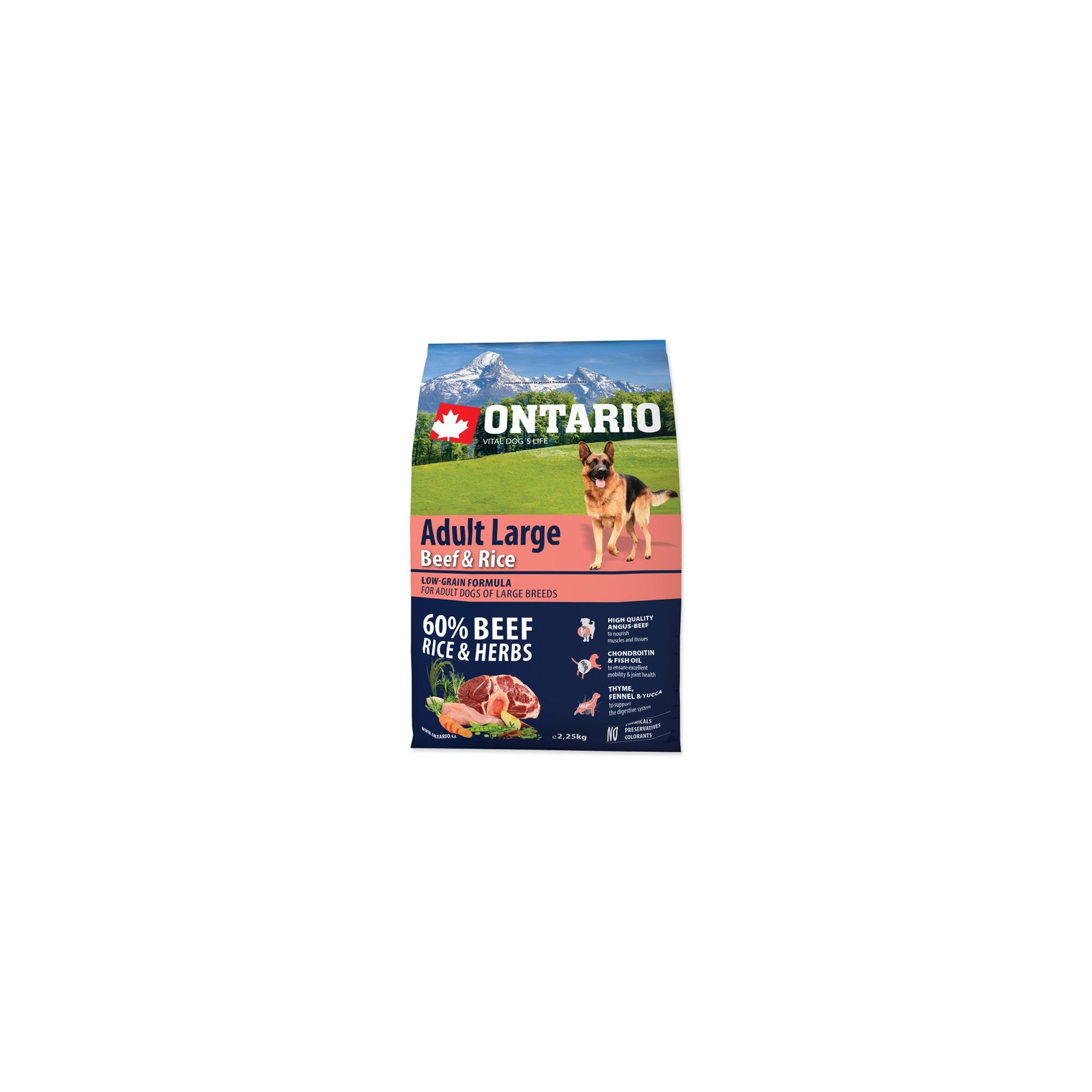 Ontario Adult Large Marha&Rizs 2,25kg