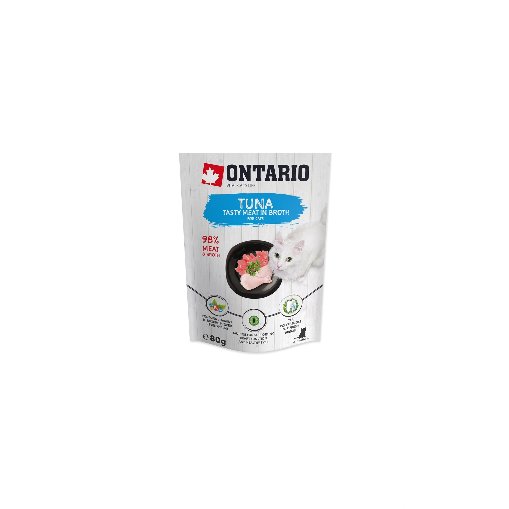 Ontario Cat Alutasak Tonhal, Húslevesben 80g