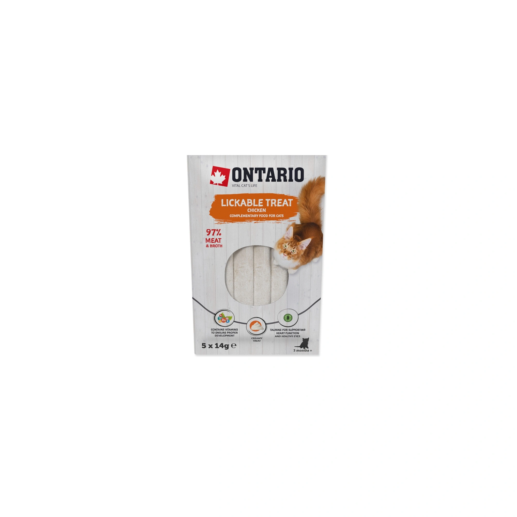Ontario Cat Folyékony Jutalomfalat Csirkével 5x14g