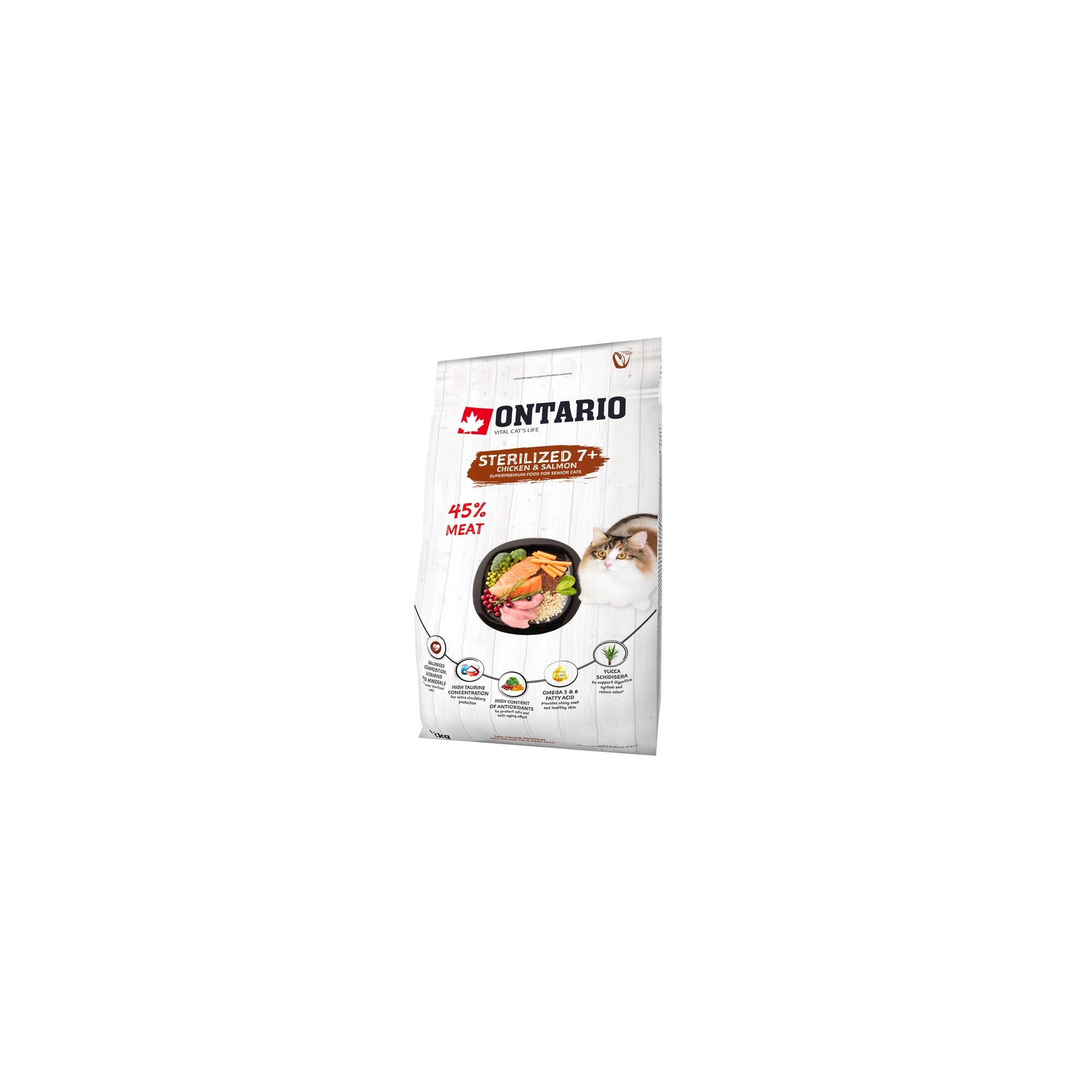 Ontario Cat Sterilized 7+  2kg
