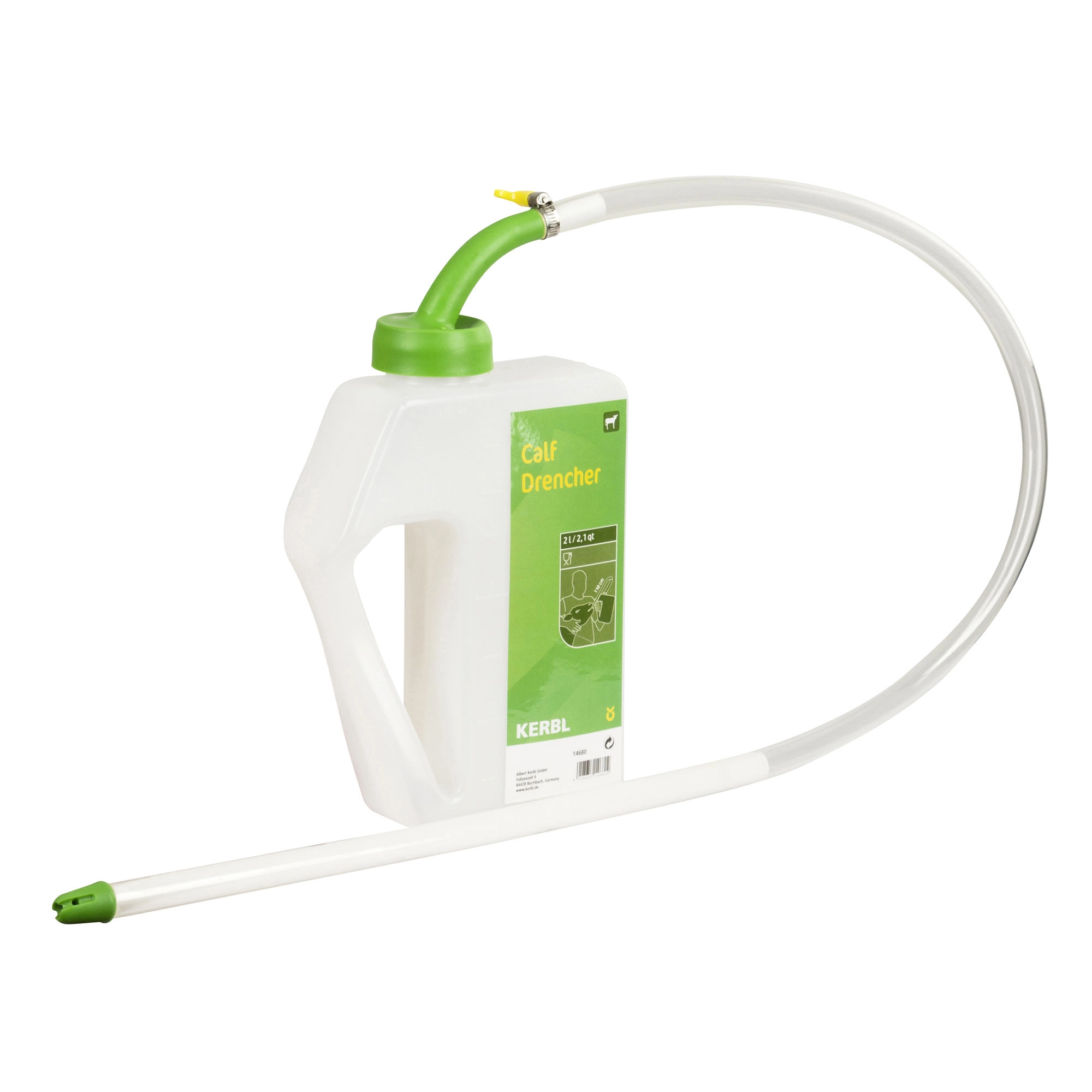 KERBL Oral Drench Borjúnak 2 L Flexibilis 105cm-es Szondával
