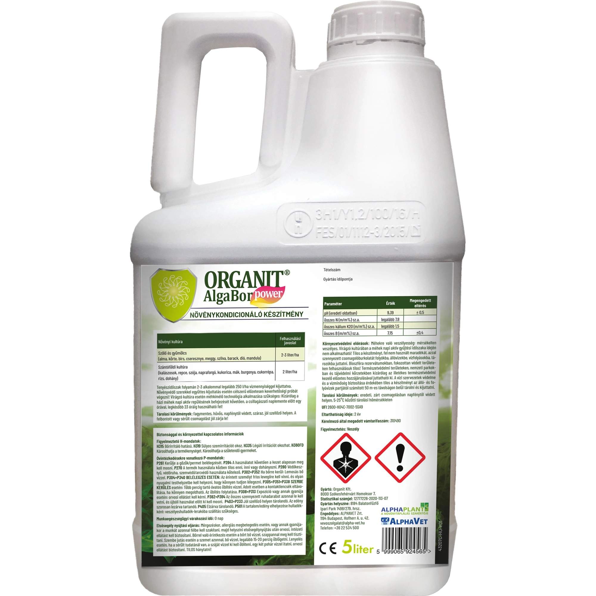 Organit AlgaBór Power 5 l