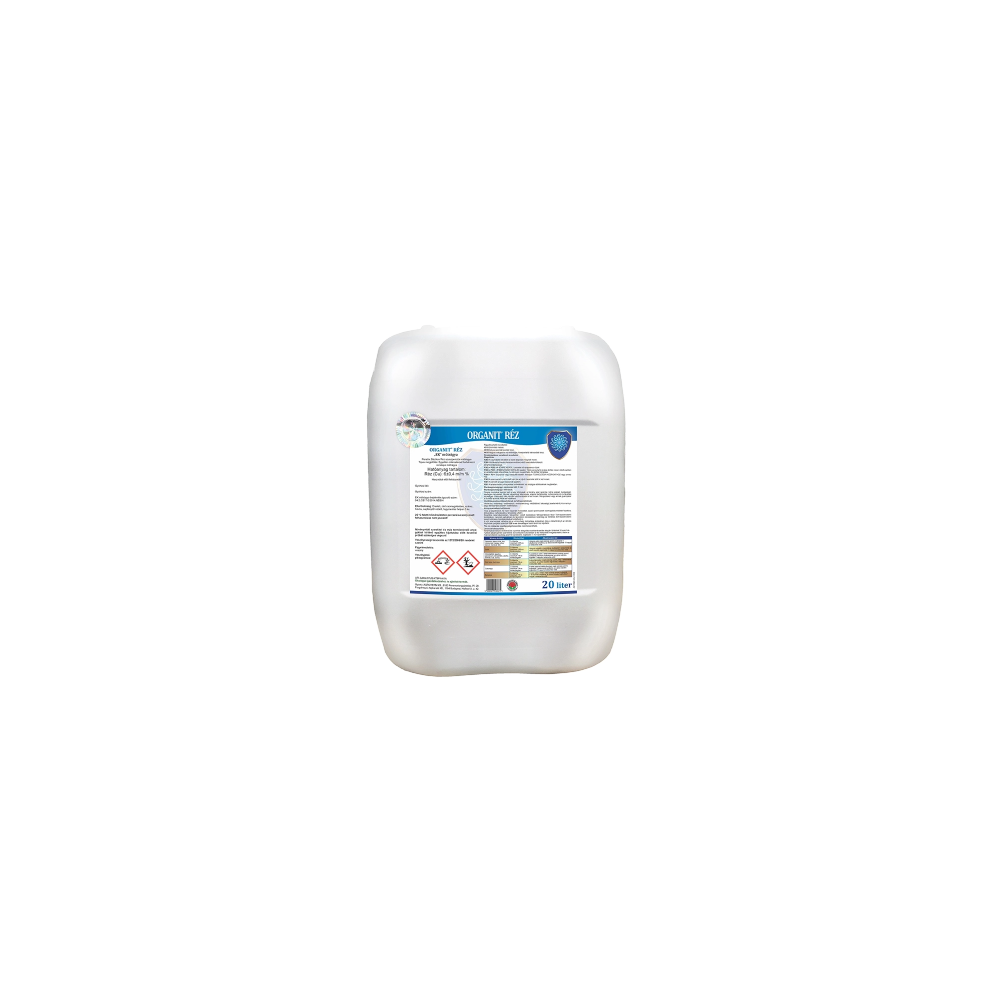 Organit Réz 20 liter