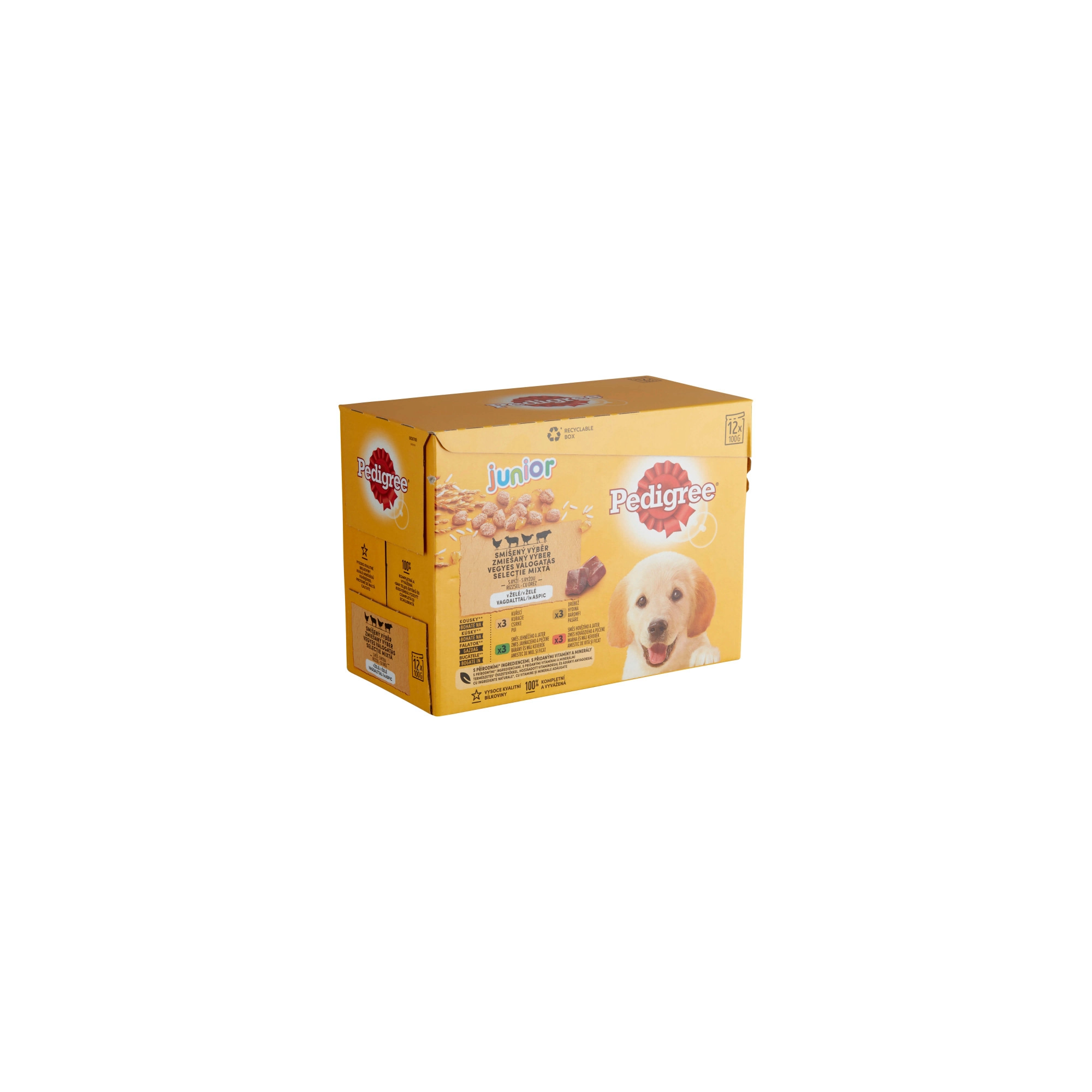 PEDIGREE alutasak 12-pack JUNIOR 12*100g Multipack
