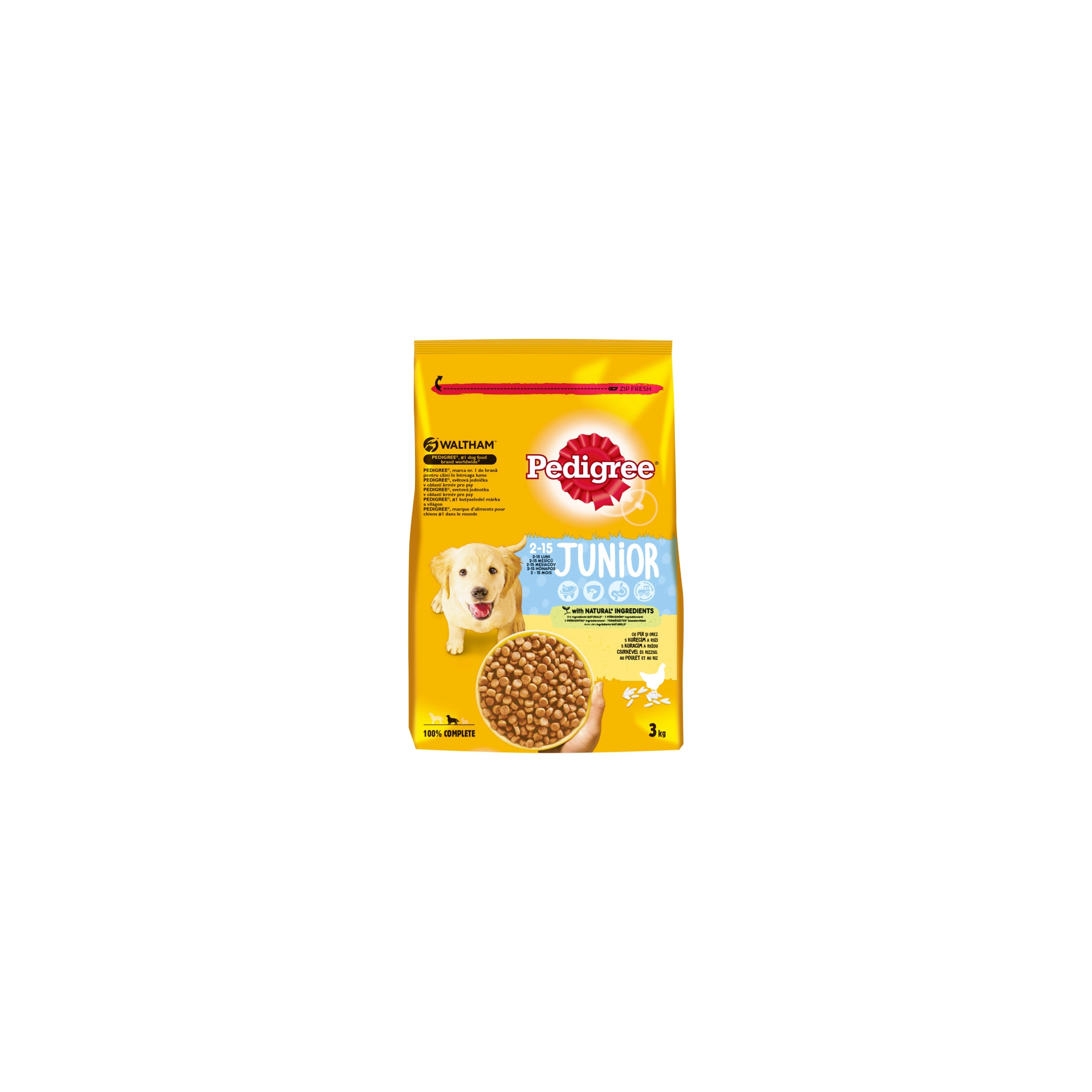 Pedigree Száraz Junior Baromfi 3kg