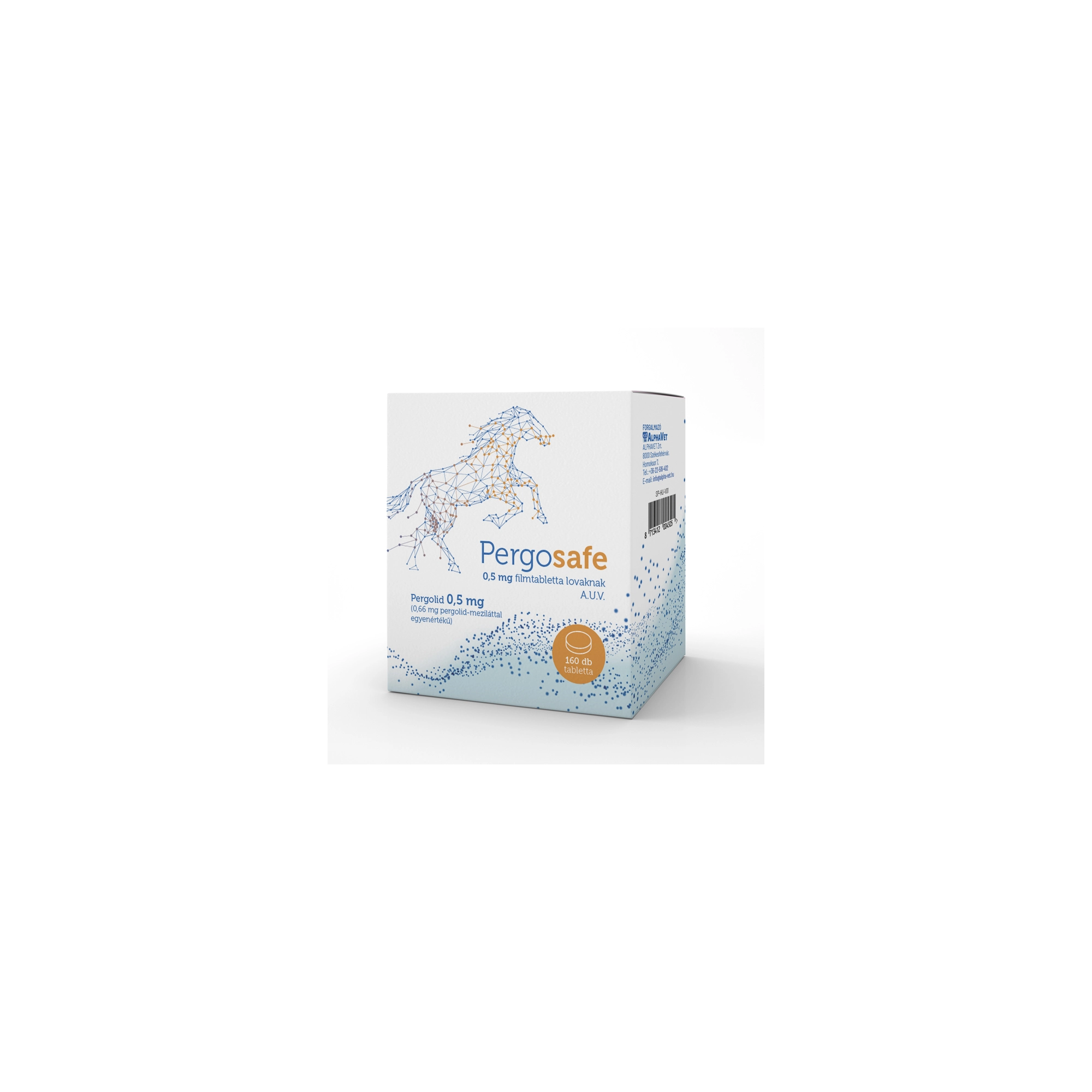 Pergosafe 0,5 mg 160x filmtabletta lovaknak AUV