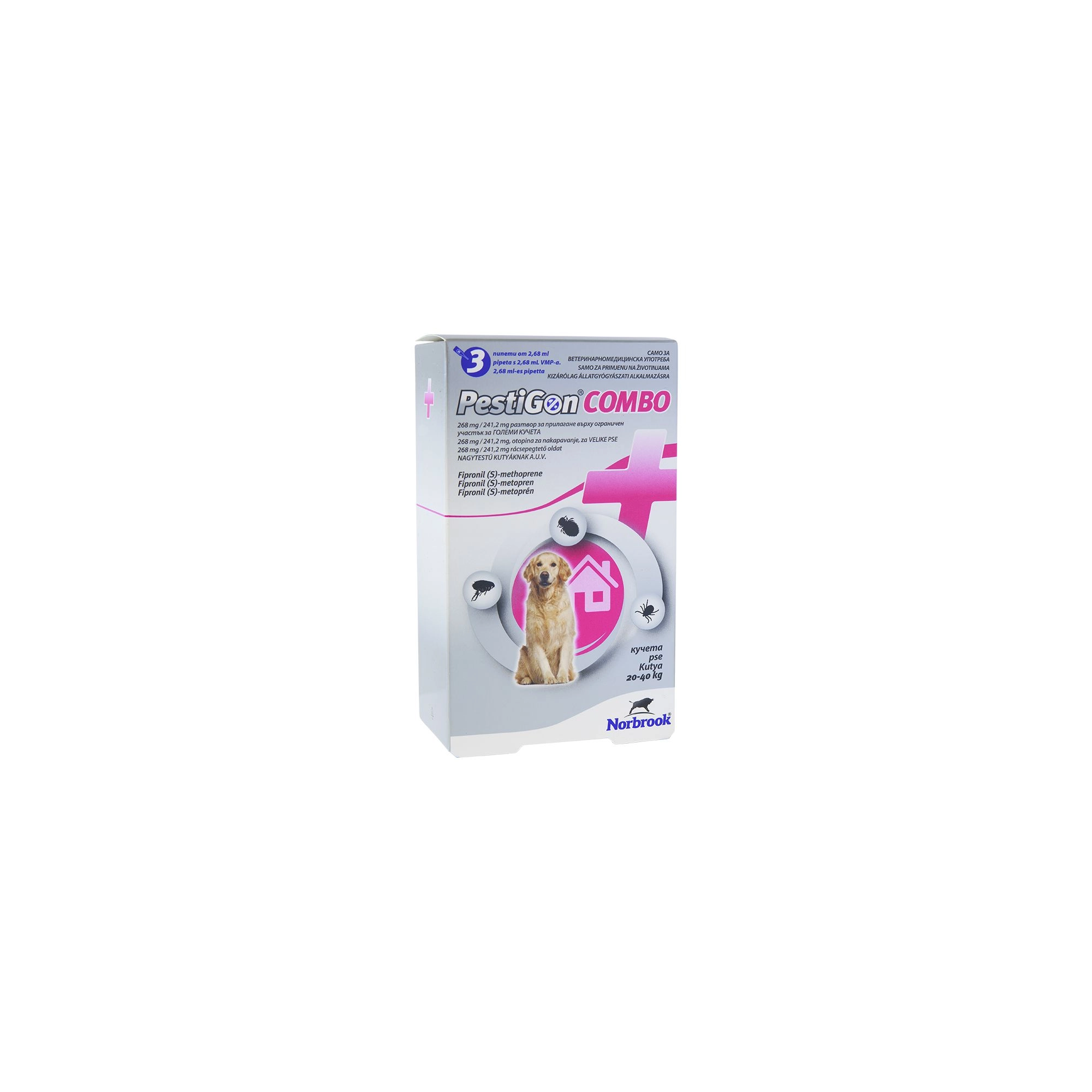Pestigon Combo spot on 2,68 ml  L 20-40 kg 3x