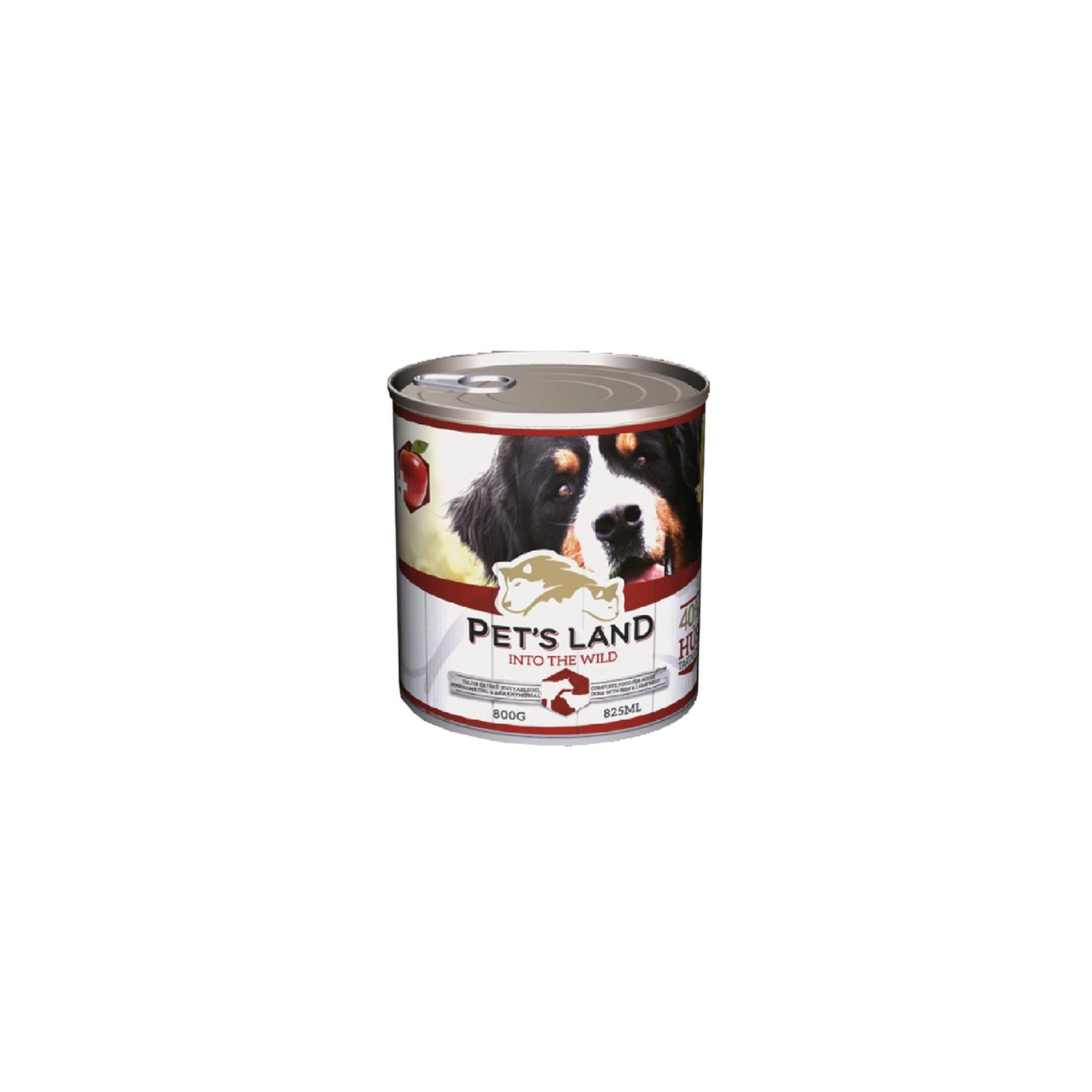 Pet´s Land Dog Konzerv Marhamáj-Bárány 800g