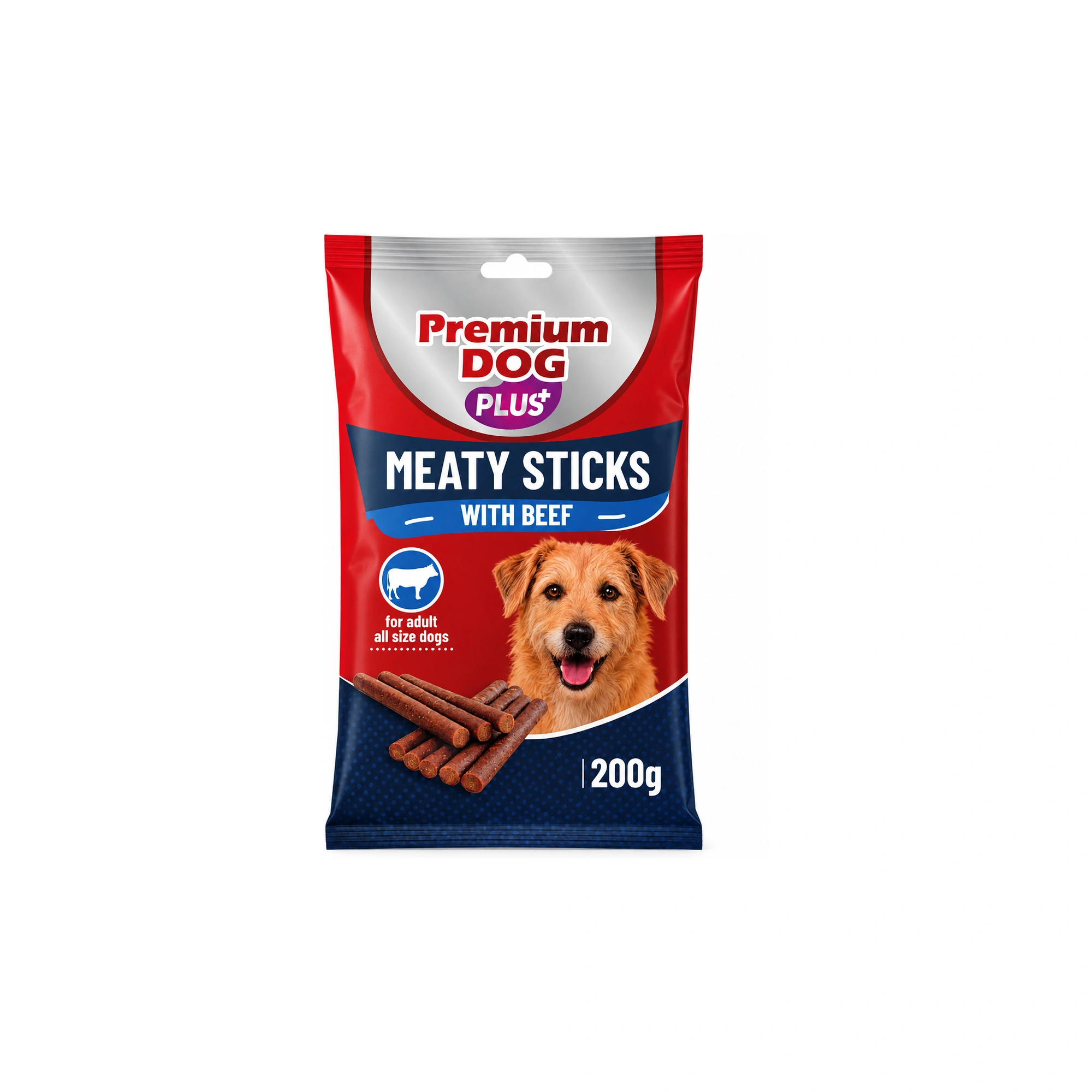 Premium Dog Plus Jutalomfalat Meaty Stick Beef 200g
