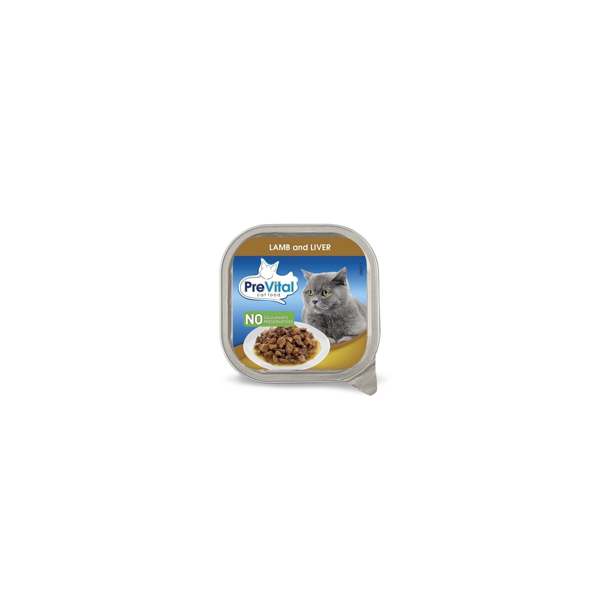 Prevital alutálka macska bárány-máj 100gr