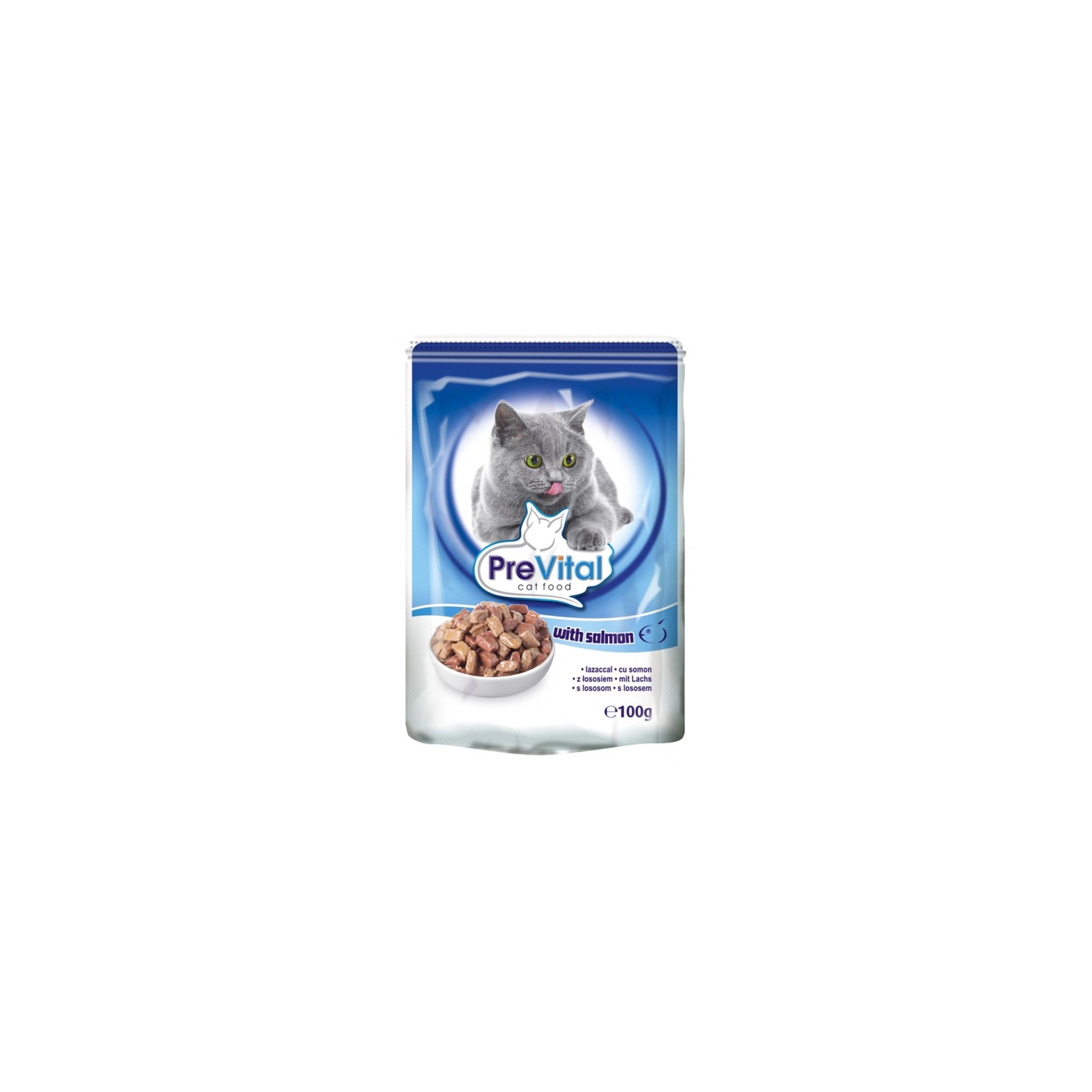 Prevital Alutasakos Macskaeledel Lazacos 100g