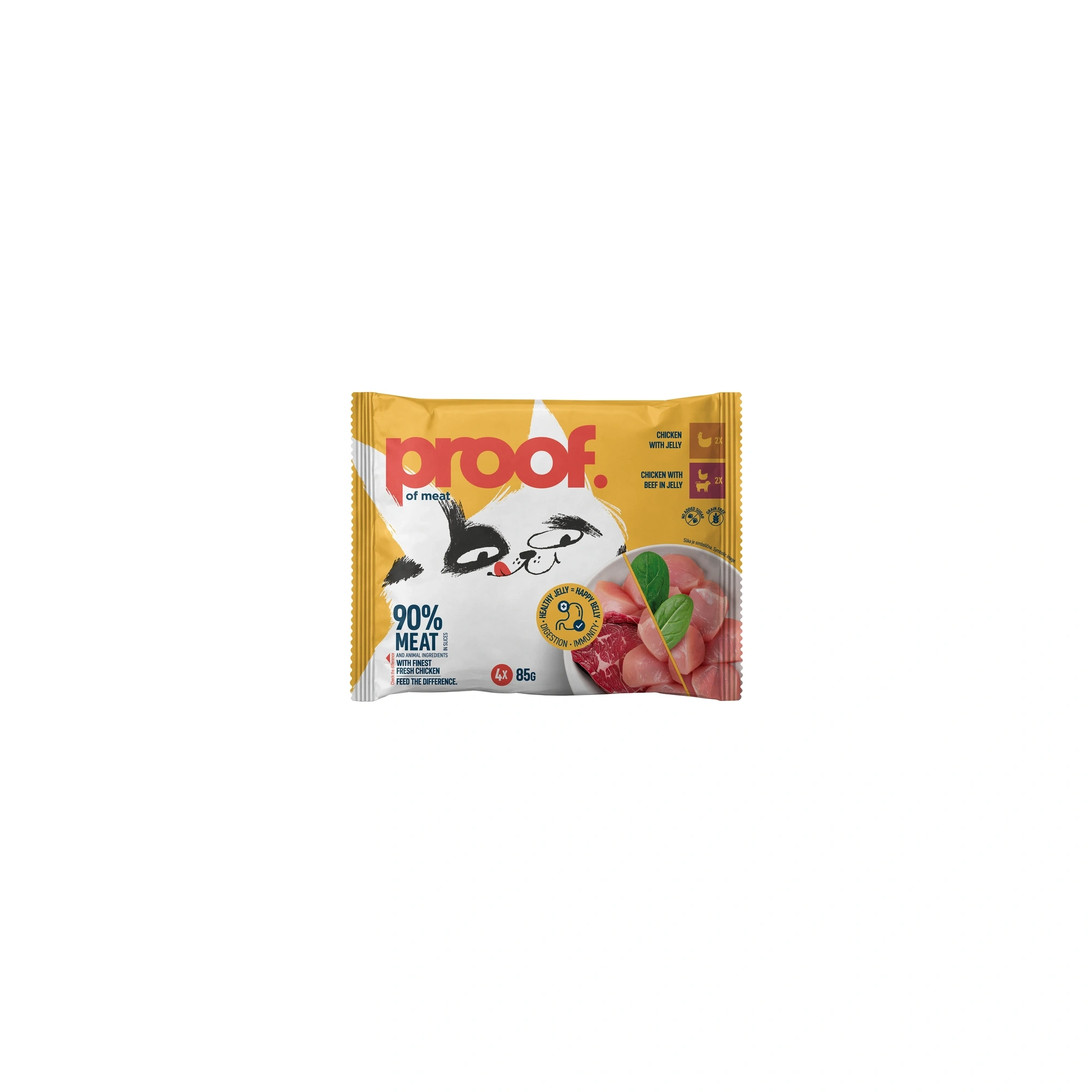 Proof Cat Alutasak Multipack húsos 4x85g
