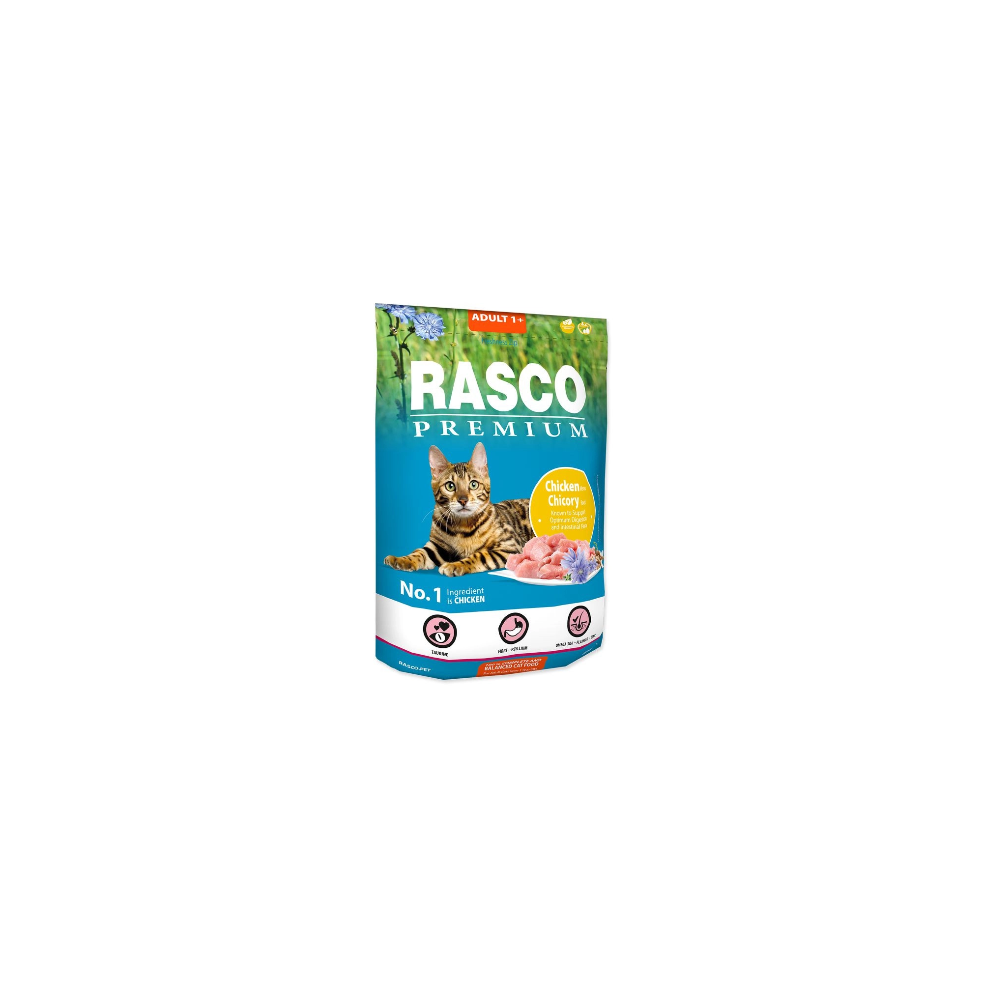 Rasco Premium Cat Adult Csirke&Cikóriagyökér 400g