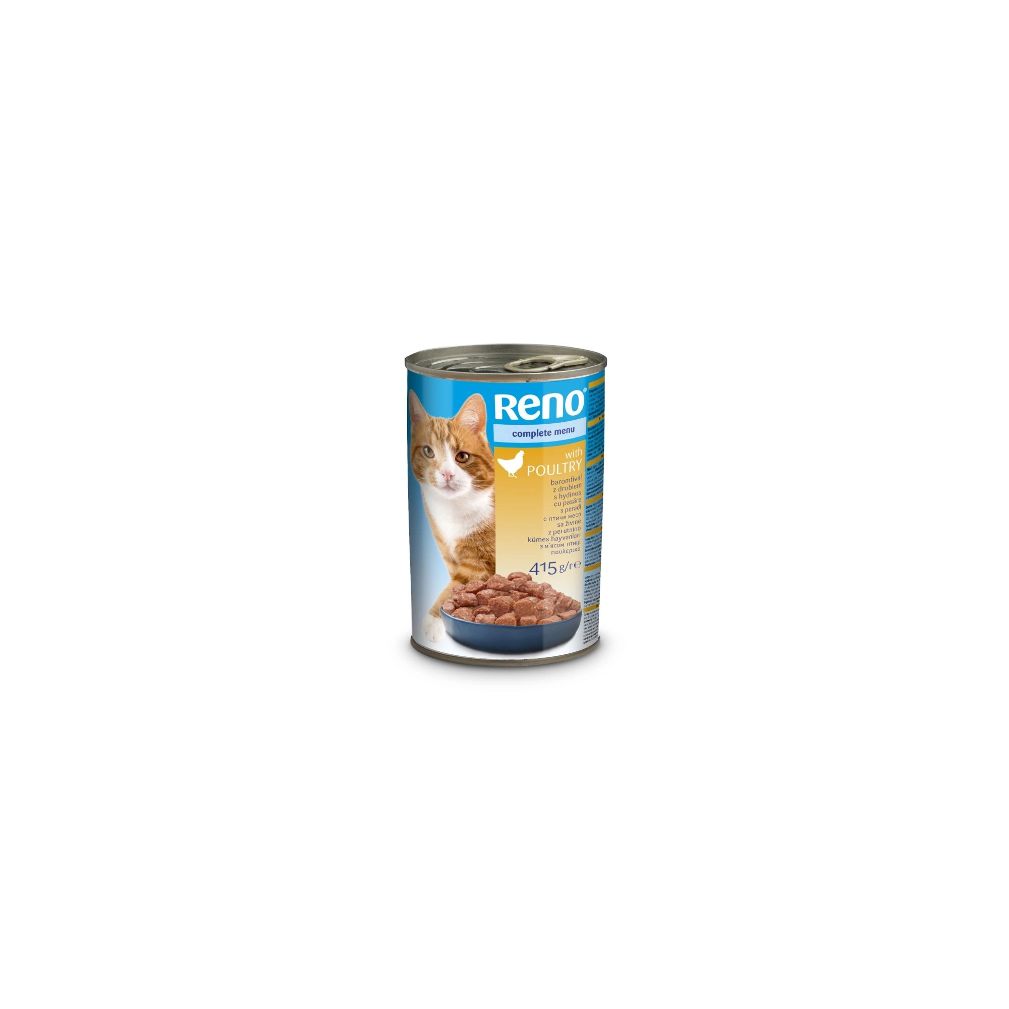 Reno konzerv Macska szárnyas 415gr