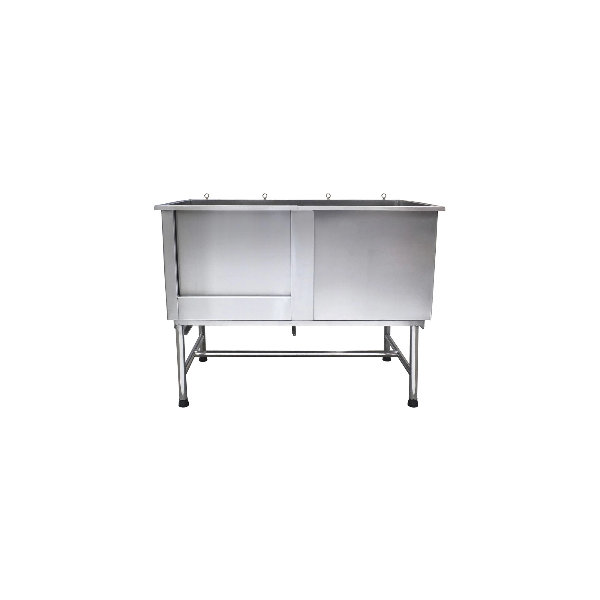 Rozsdamentes acél fürdőkád 131×73×62