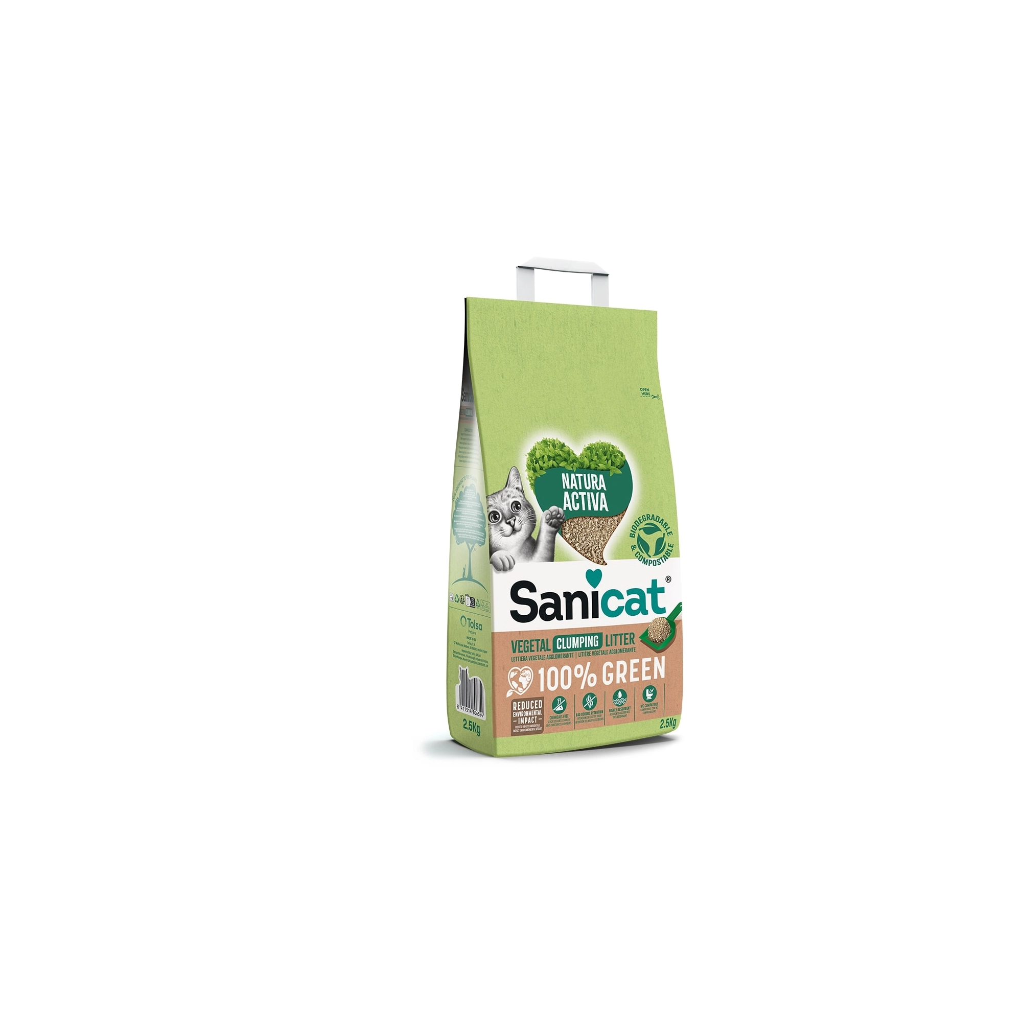 Sanicat macskaalom Natura Activa 2,5kg
