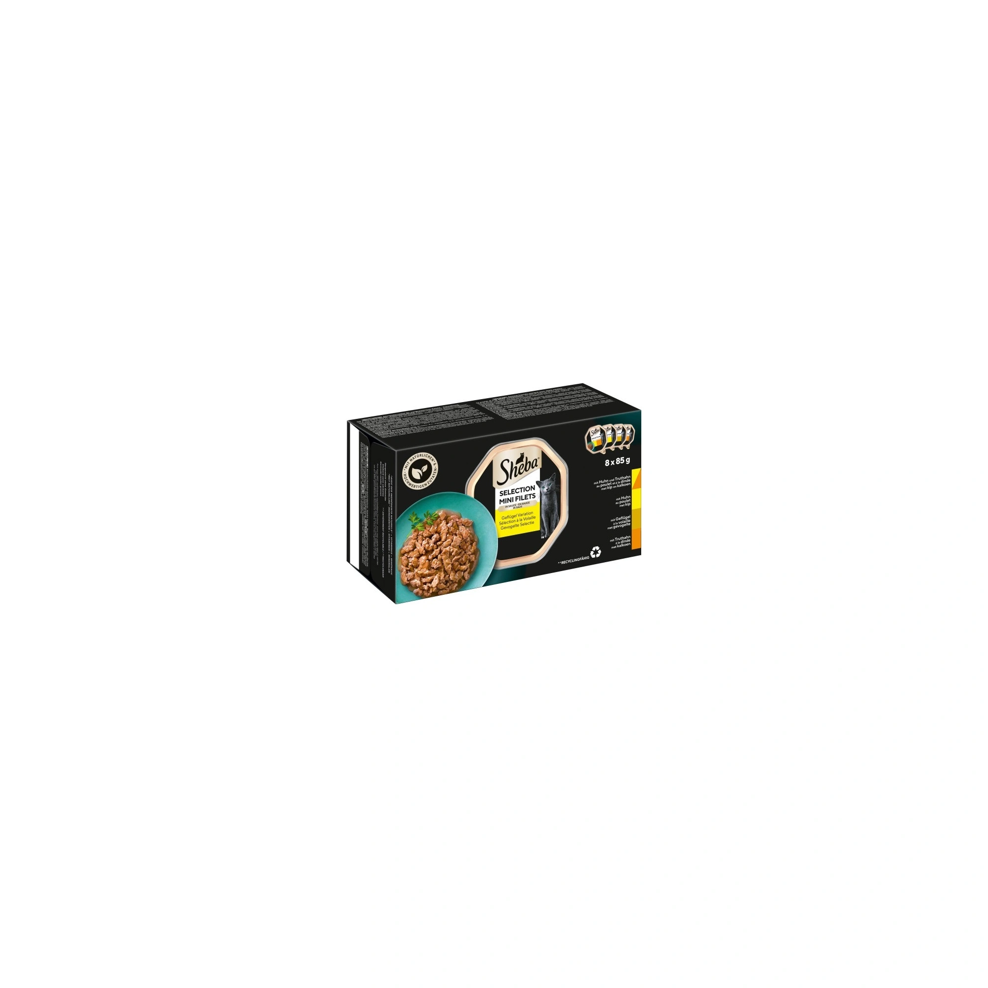 -Sheba alutálca baromfi válogatás 8 pack 8x85g