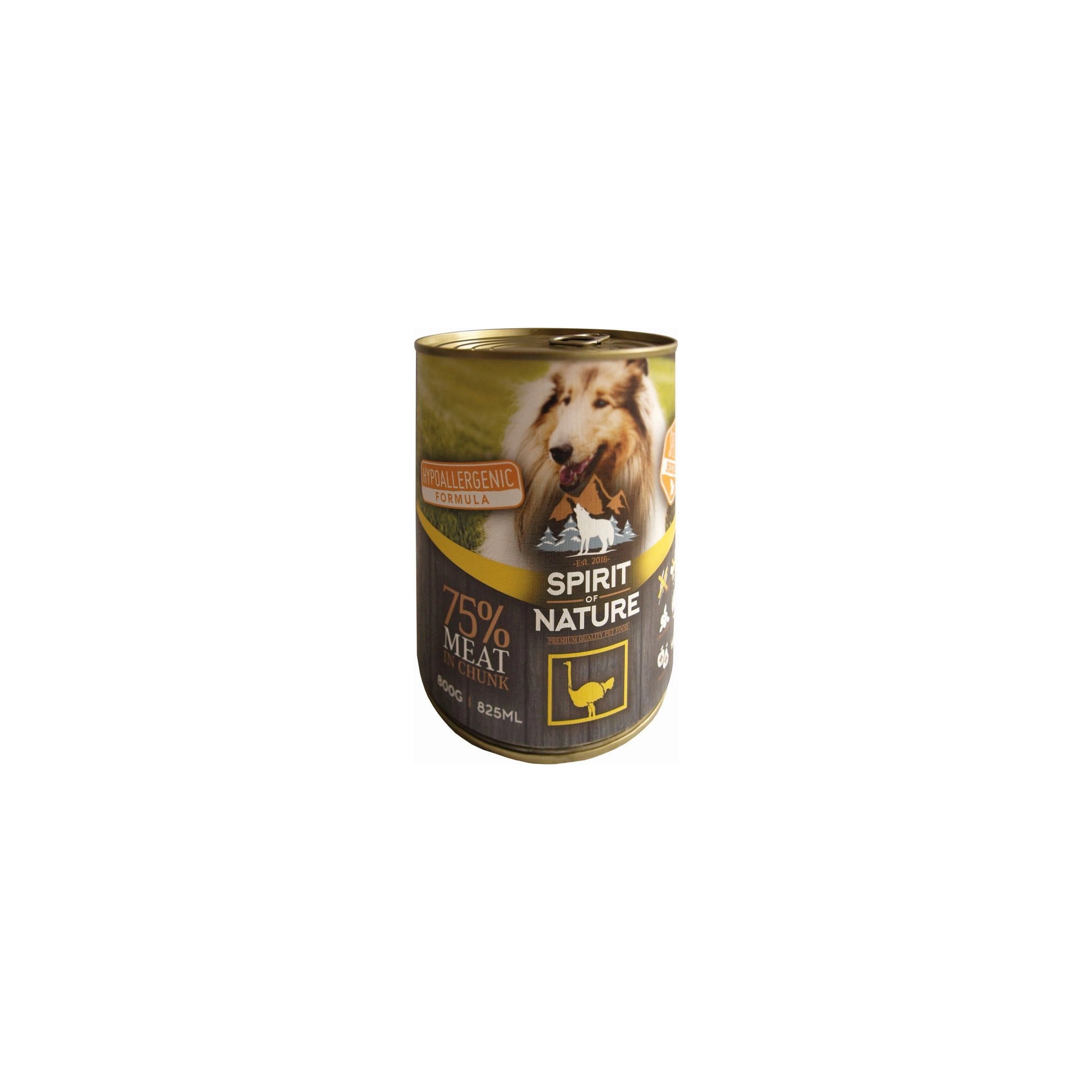 Spirit of Nature Dog konzerv Strucchússal 800g