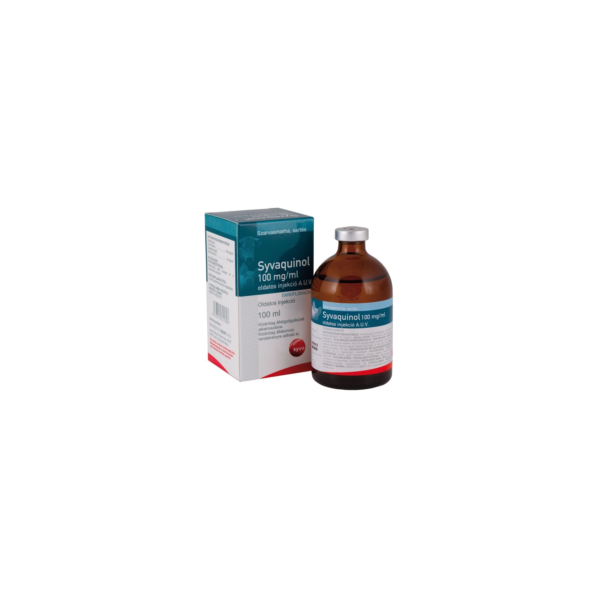 Syvaquinol 10% injekció 100 ml