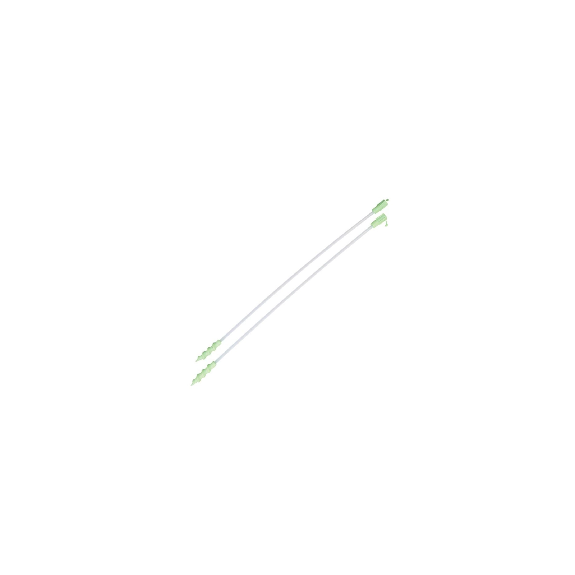 Termékenyítő spirálkatéter kupakkal, zöld