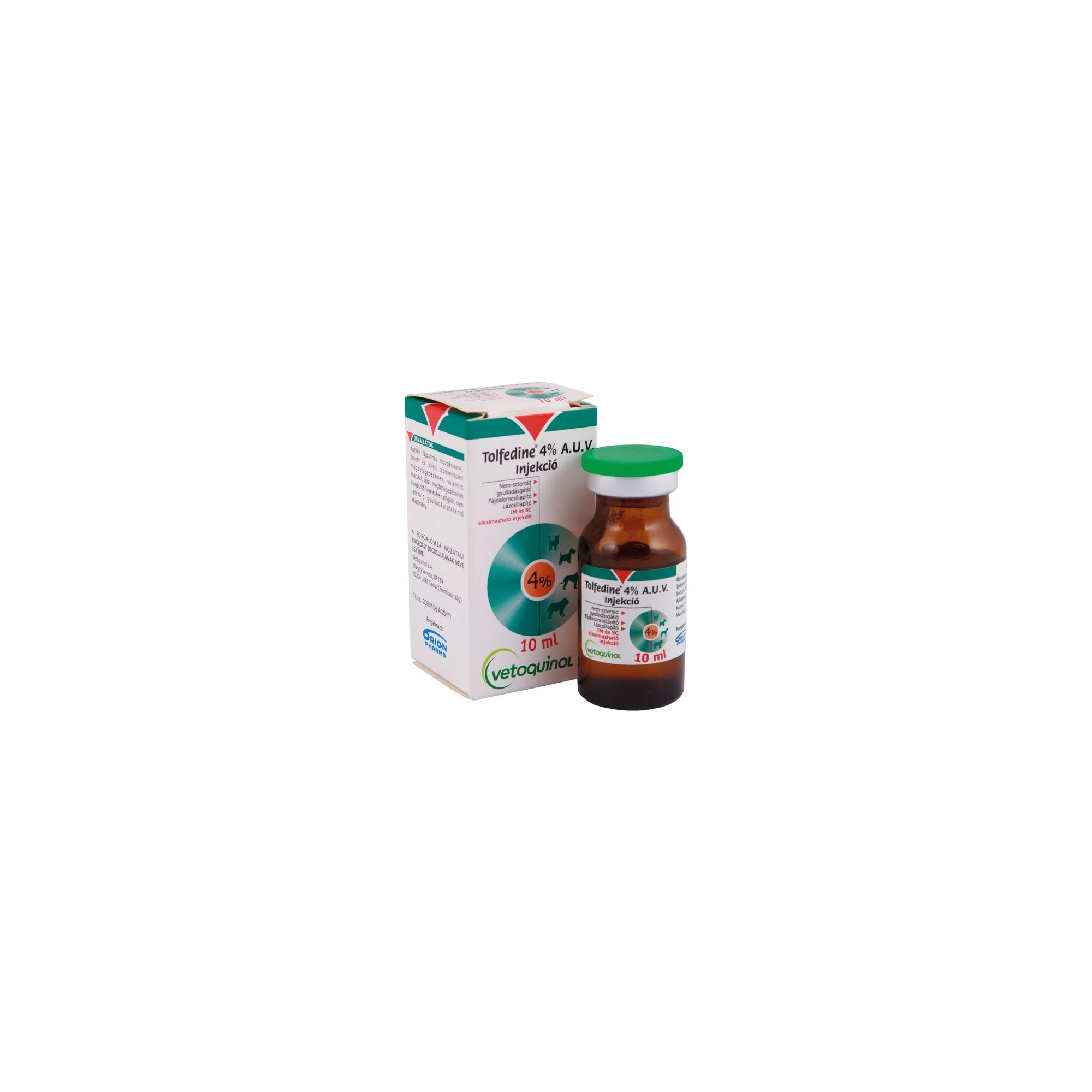 Tolfedine 4% injekció 10 ml