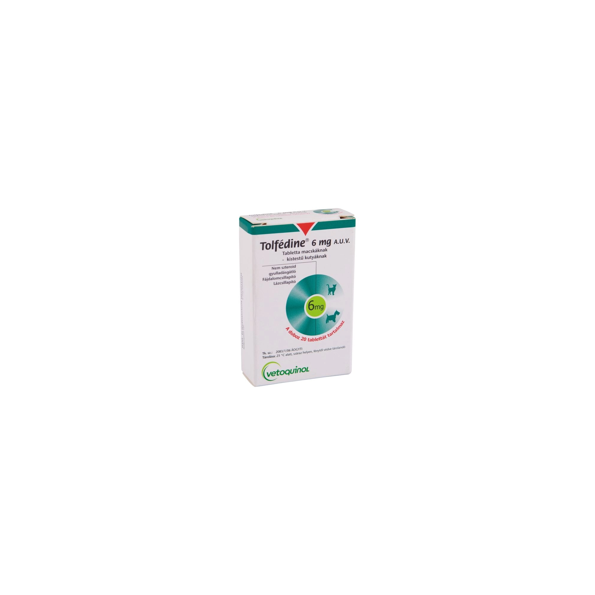 Tolfedine 6 mg tabletta 20x