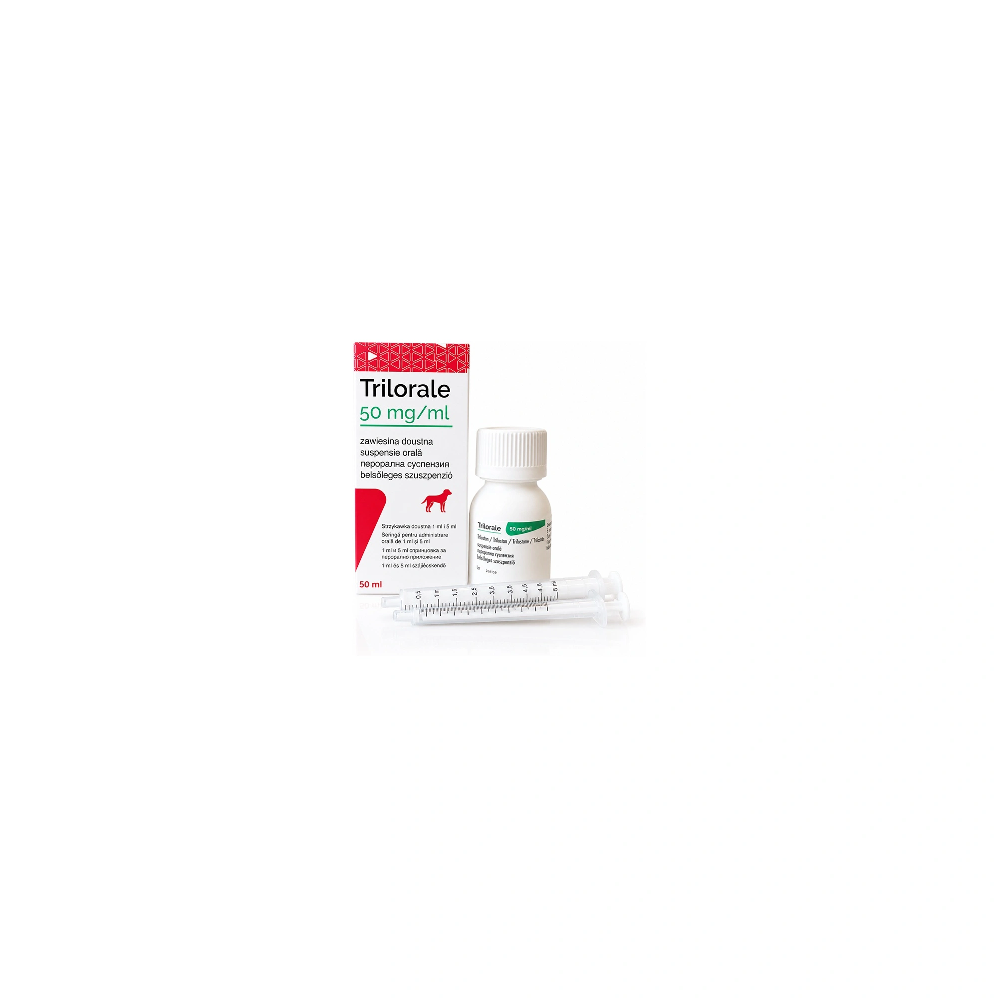 Trilorale 50 mg/ml belsőleges szuszpenzió kutyák számára 50 ml