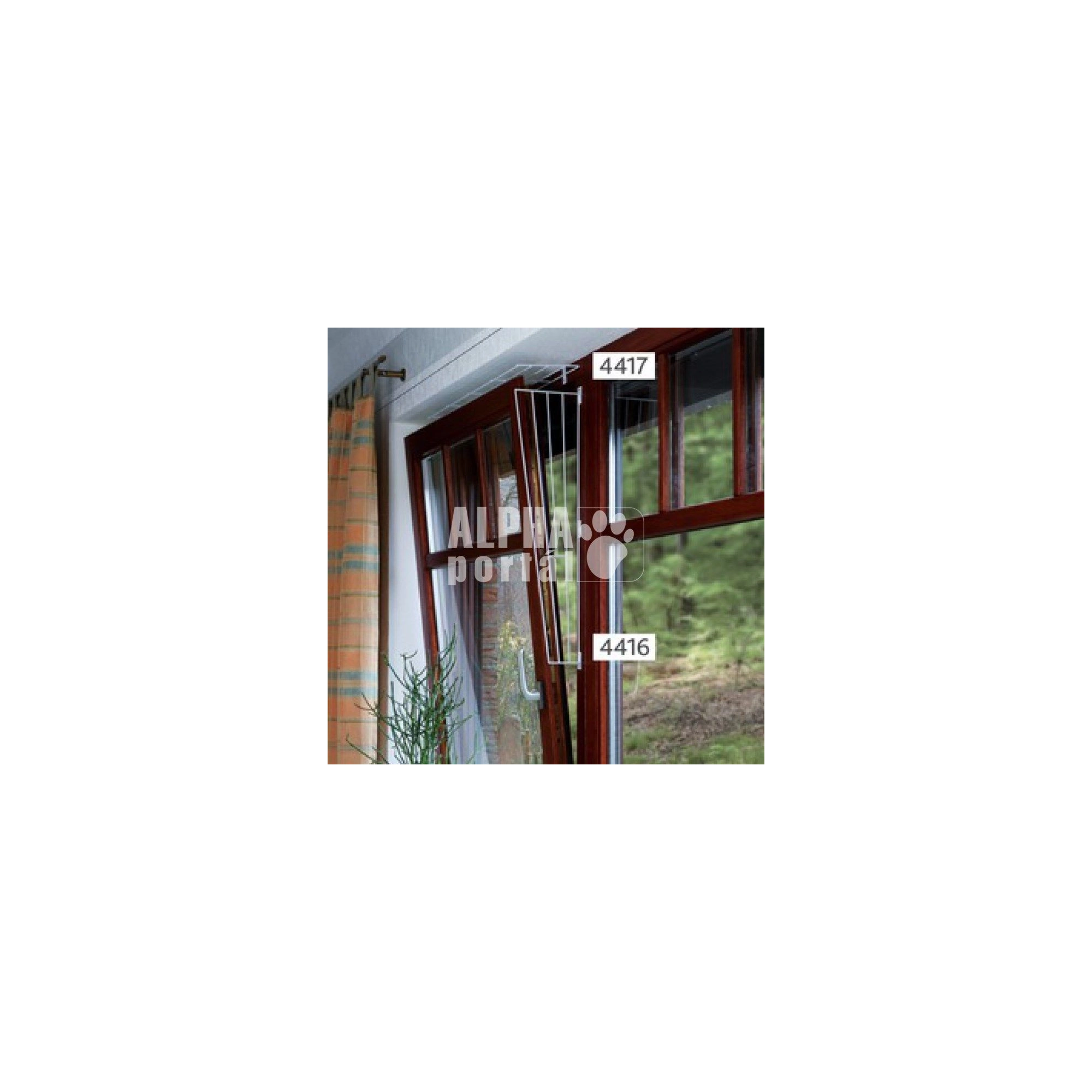 Trixie Ablak Nyíláshoz Rács 65*16cm Fehér