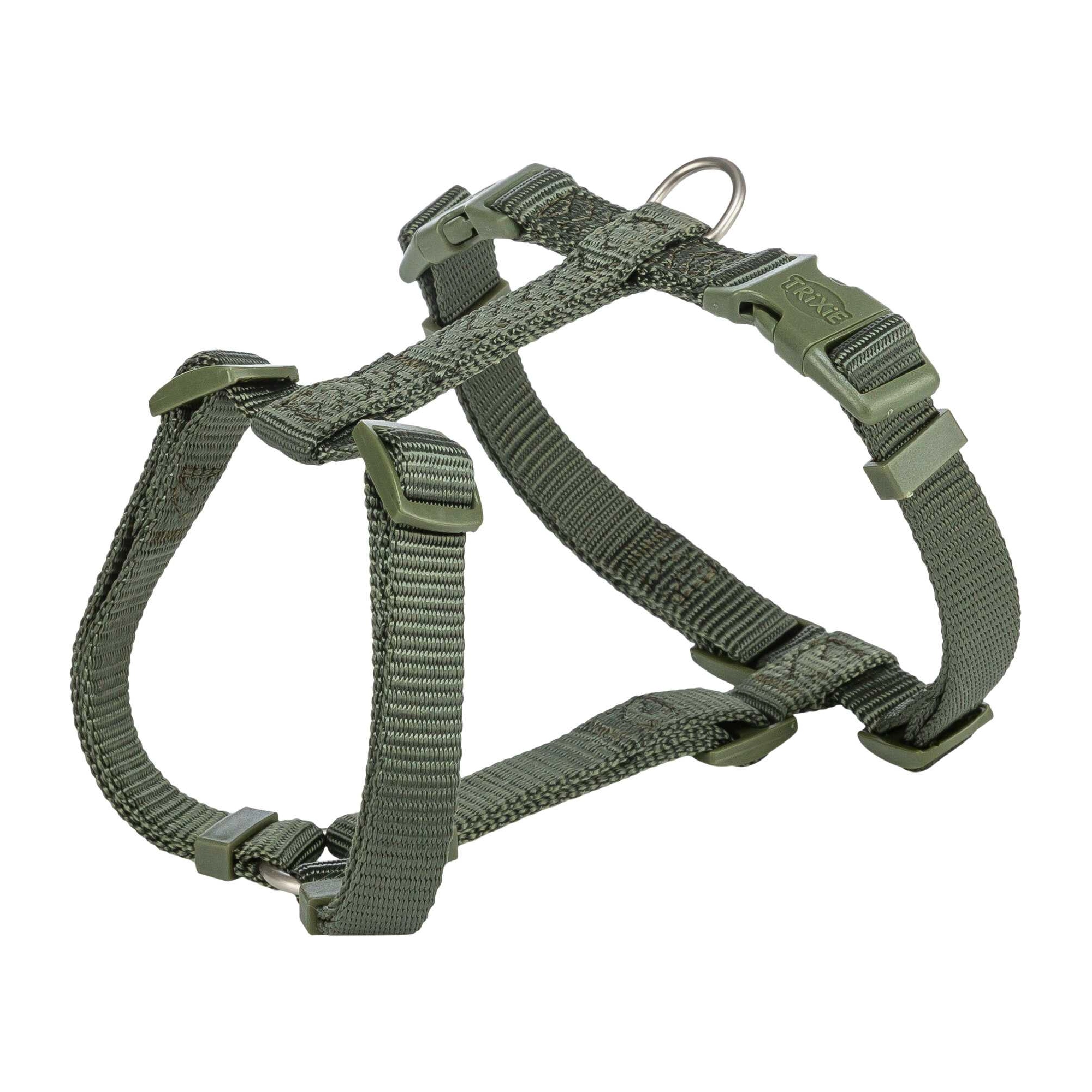 Trixie Hám-H Premium XXS-XS: 20-32cm/10 mm, Oliva zöld