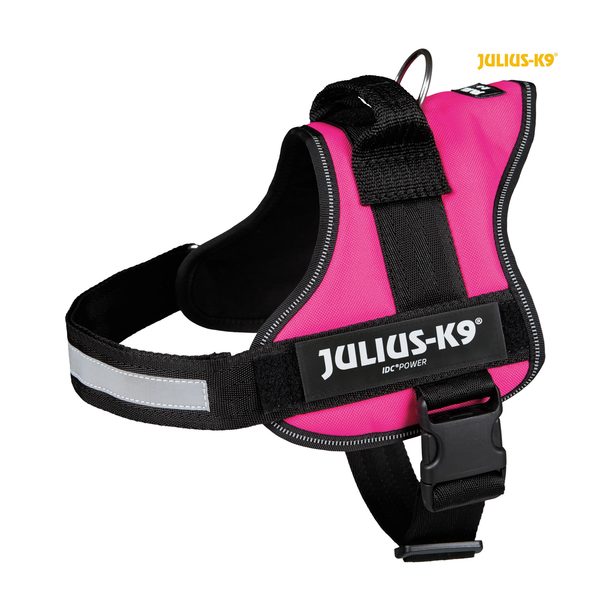 Trixie Hám Julius-K9 2/L–XL: 71–96 cm/50 mm, fuchsia